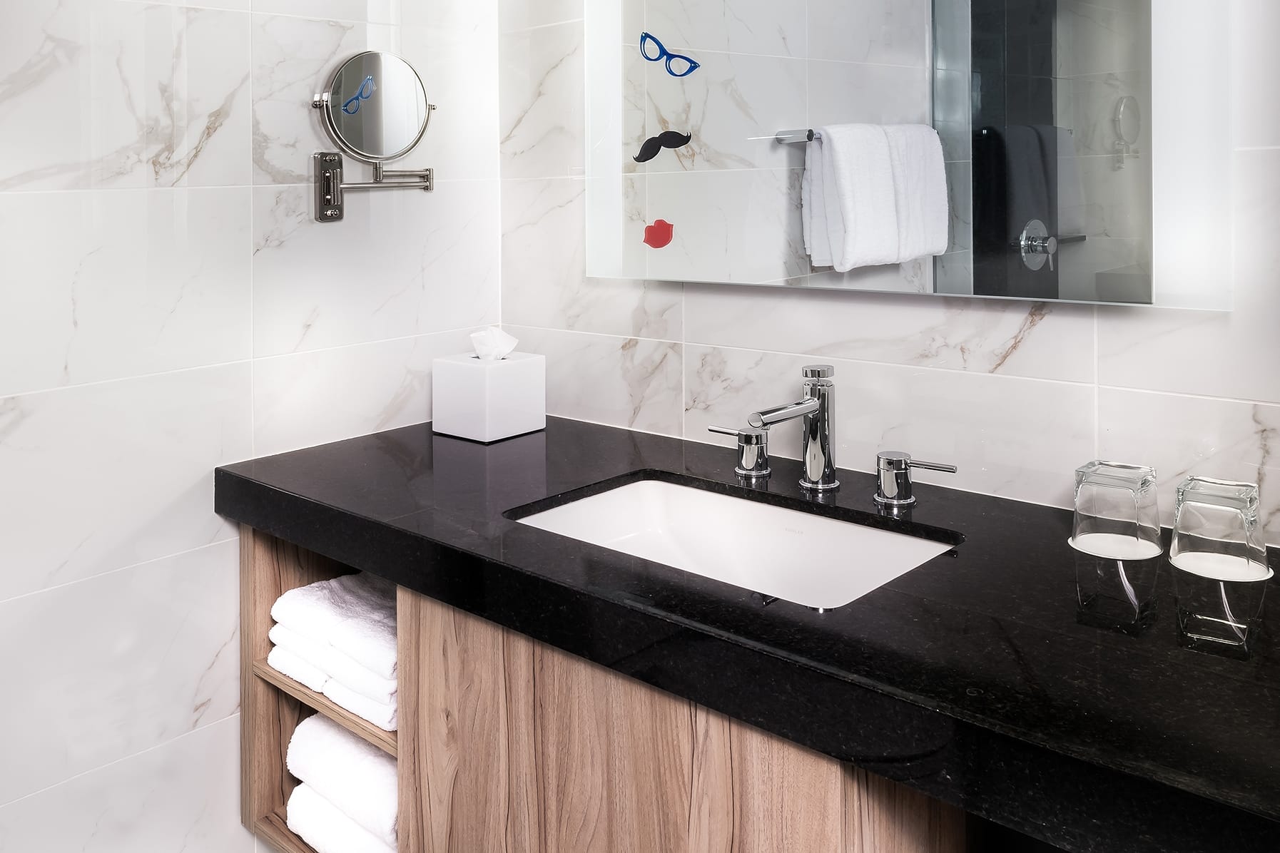 Guest room at the The LINQ Hotel + Experience, Trademark Collection by Wyndham in Las Vegas, Nevada