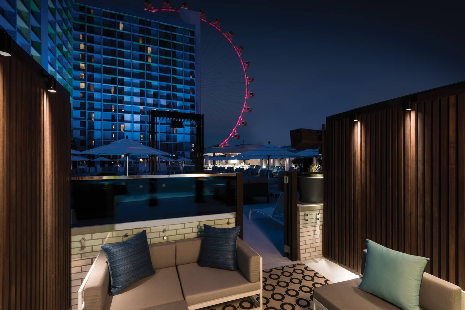 Guest room at the The LINQ Hotel + Experience, Trademark Collection by Wyndham in Las Vegas, Nevada