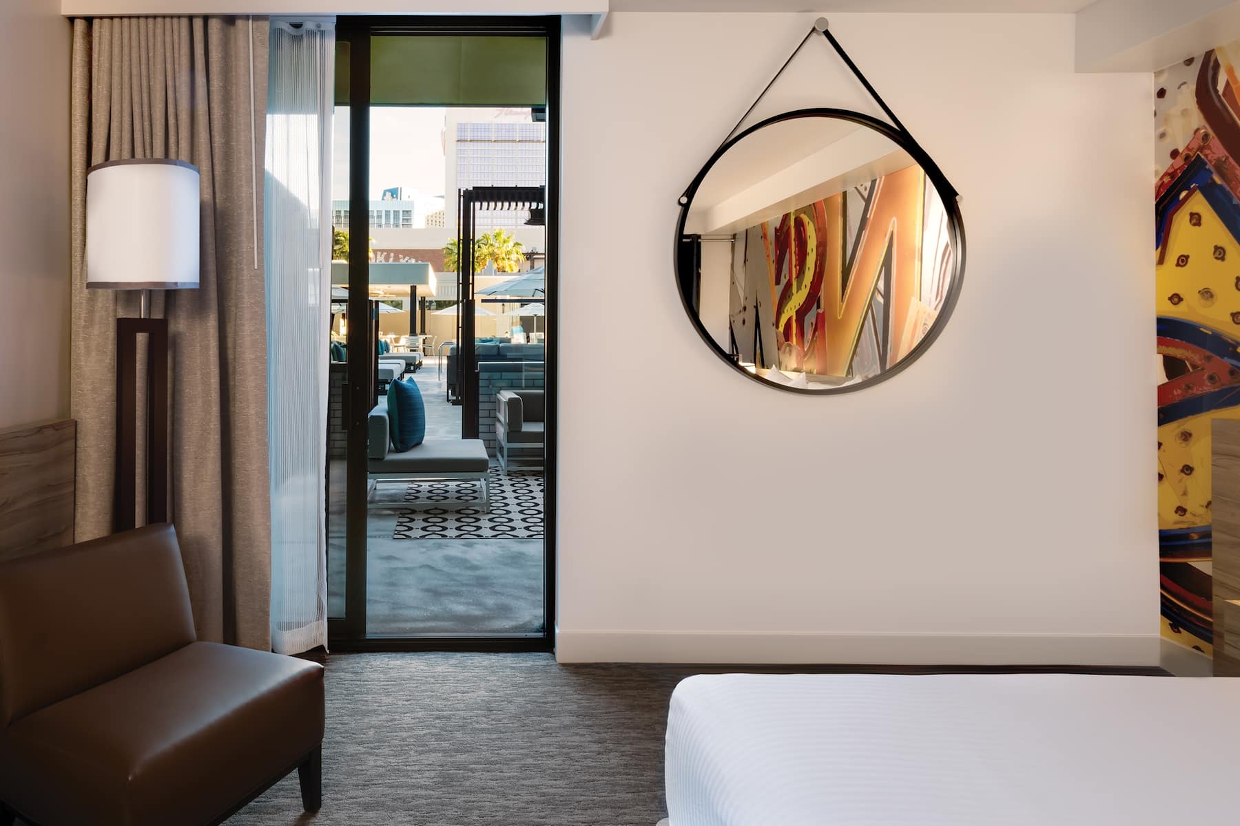 Guest room at the The LINQ Hotel + Experience, Trademark Collection by Wyndham in Las Vegas, Nevada