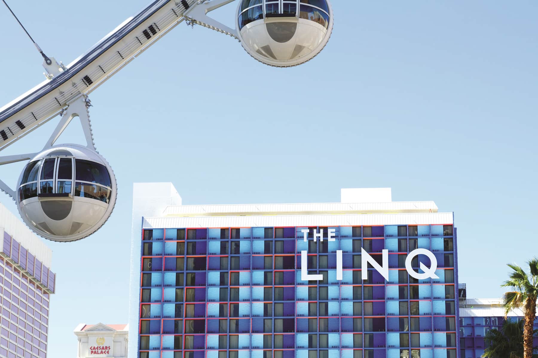 Exterior of The LINQ Hotel + Experience, Trademark Collection by Wyndham hotel in Las Vegas, Nevada