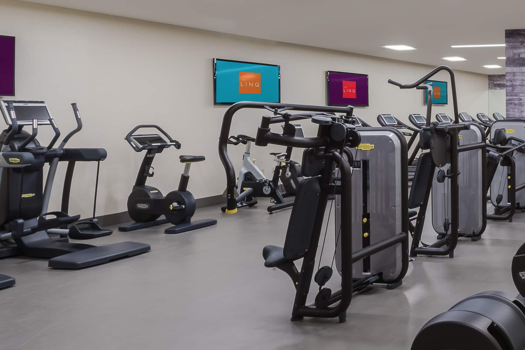 Fitness room at The LINQ Hotel + Experience, Trademark Collection by Wyndham in Las Vegas, Nevada
