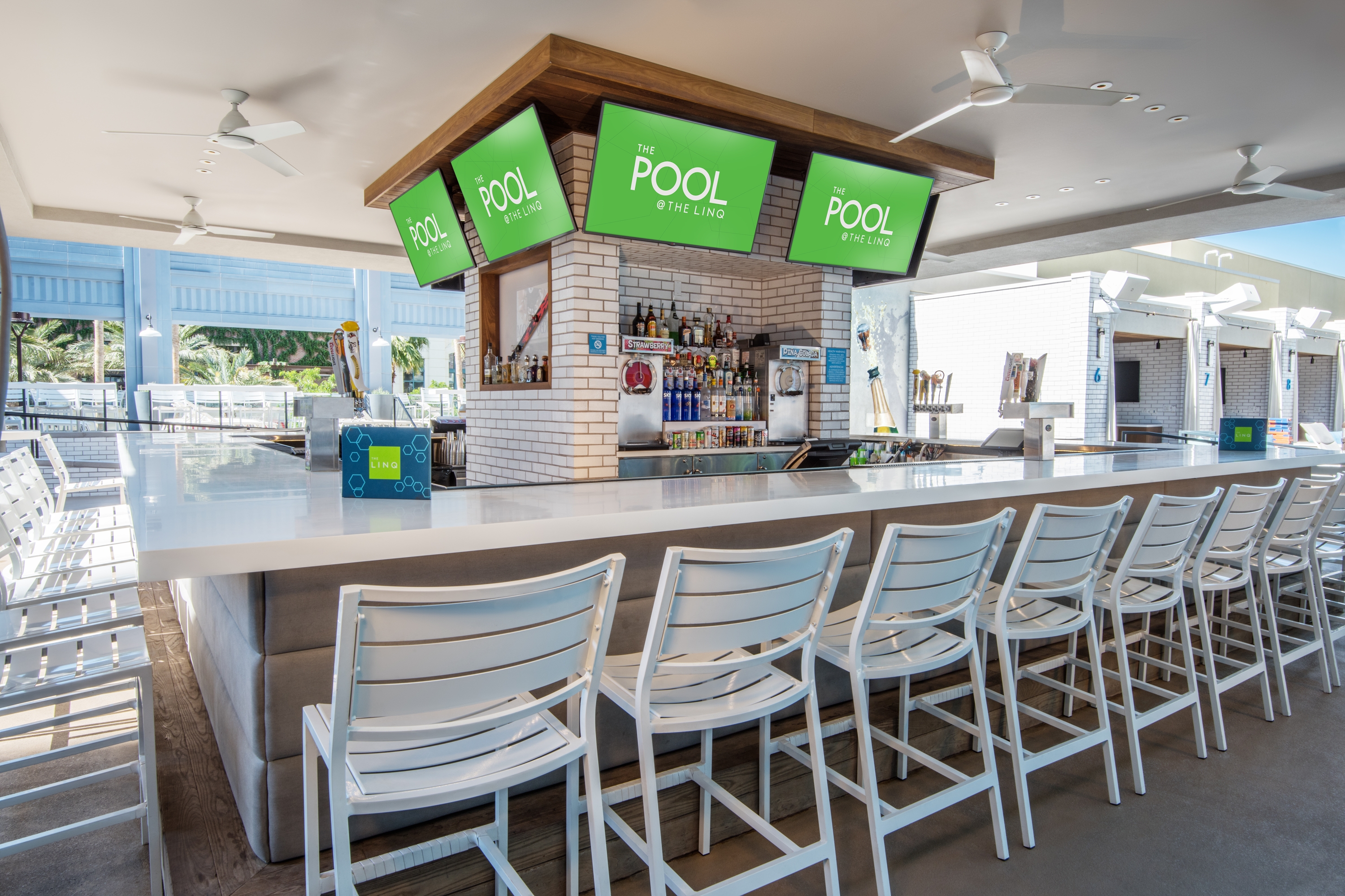 Pool bar at the The LINQ Hotel + Experience, Trademark Collection by Wyndham in Las Vegas, Nevada