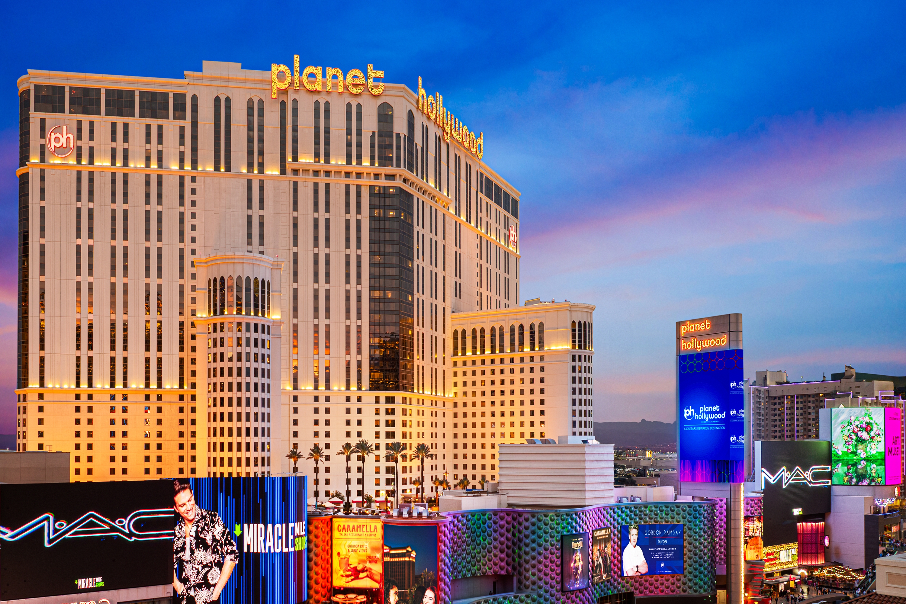 Exterior of Planet Hollywood Resort & Casino, Trademark Collection hotel in Las Vegas, Nevada