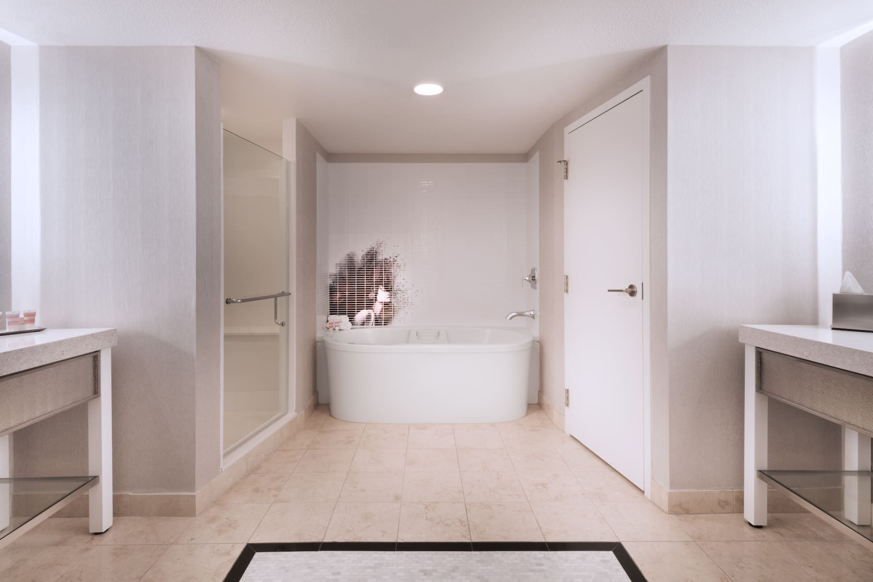 Guest room bath at the Planet Hollywood Resort & Casino, Trademark Collection in Las Vegas, Nevada