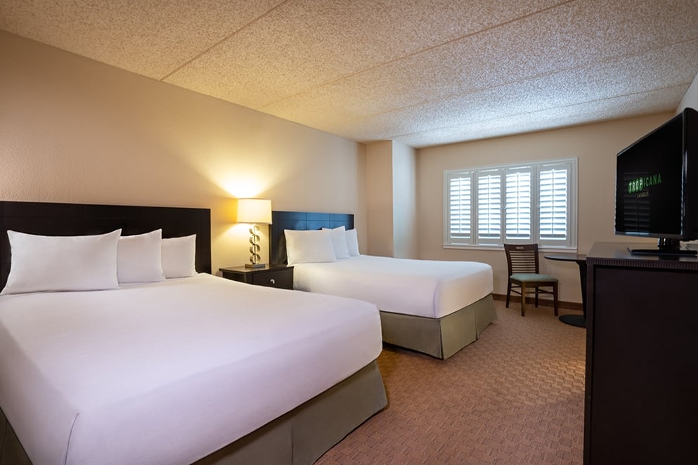 Guest room at the Tropicana Laughlin, Trademark Collection by Wyndham in Laughlin, Nevada