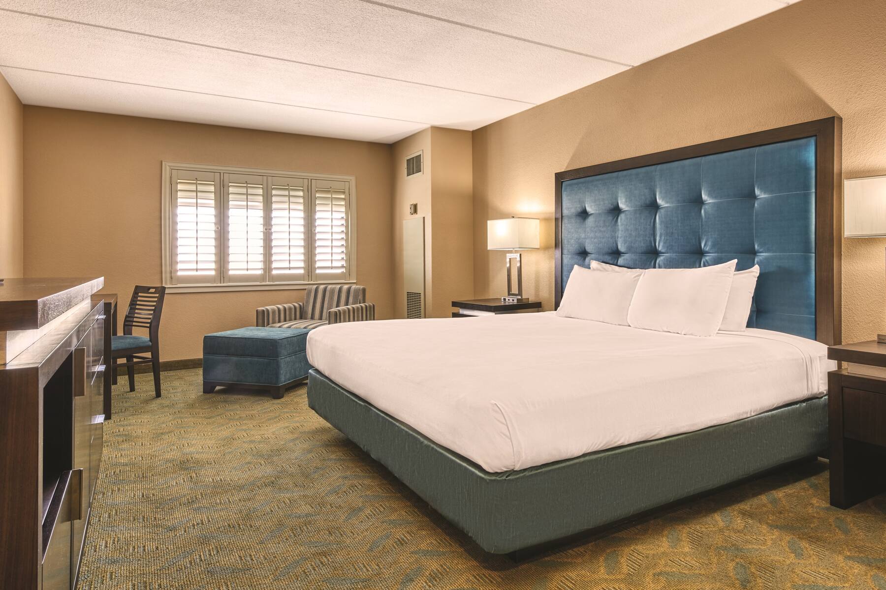 Guest room at the Tropicana Laughlin, Trademark Collection by Wyndham in Laughlin, Nevada