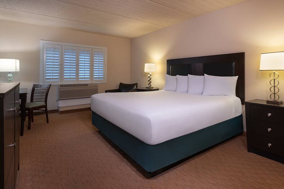 Guest room at the Tropicana Laughlin, Trademark Collection by Wyndham in Laughlin, Nevada