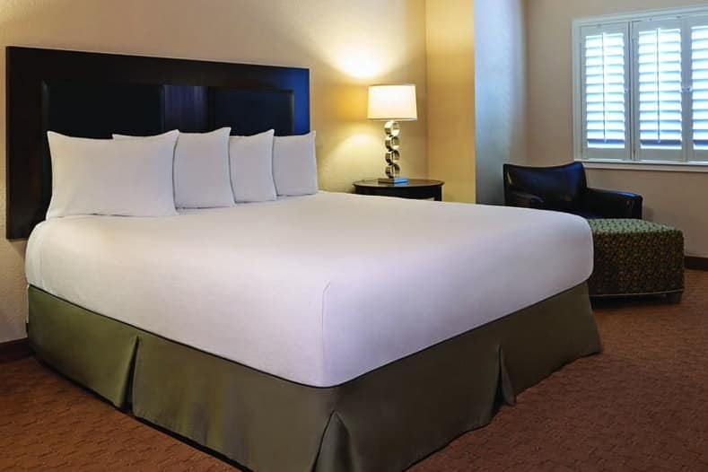 Guest room at the Tropicana Laughlin, Trademark Collection by Wyndham in Laughlin, Nevada