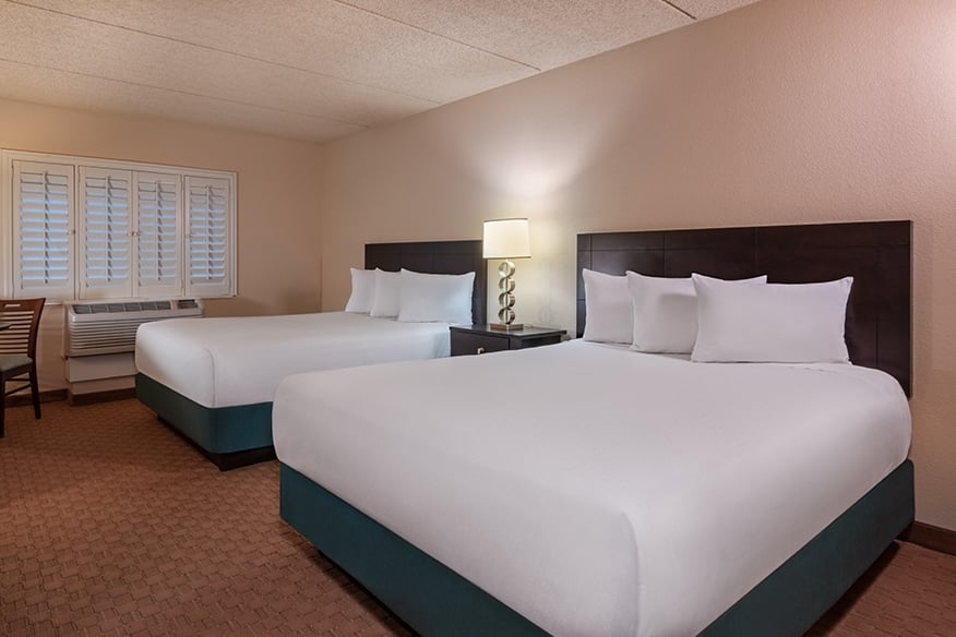 Guest room at the Tropicana Laughlin, Trademark Collection by Wyndham in Laughlin, Nevada