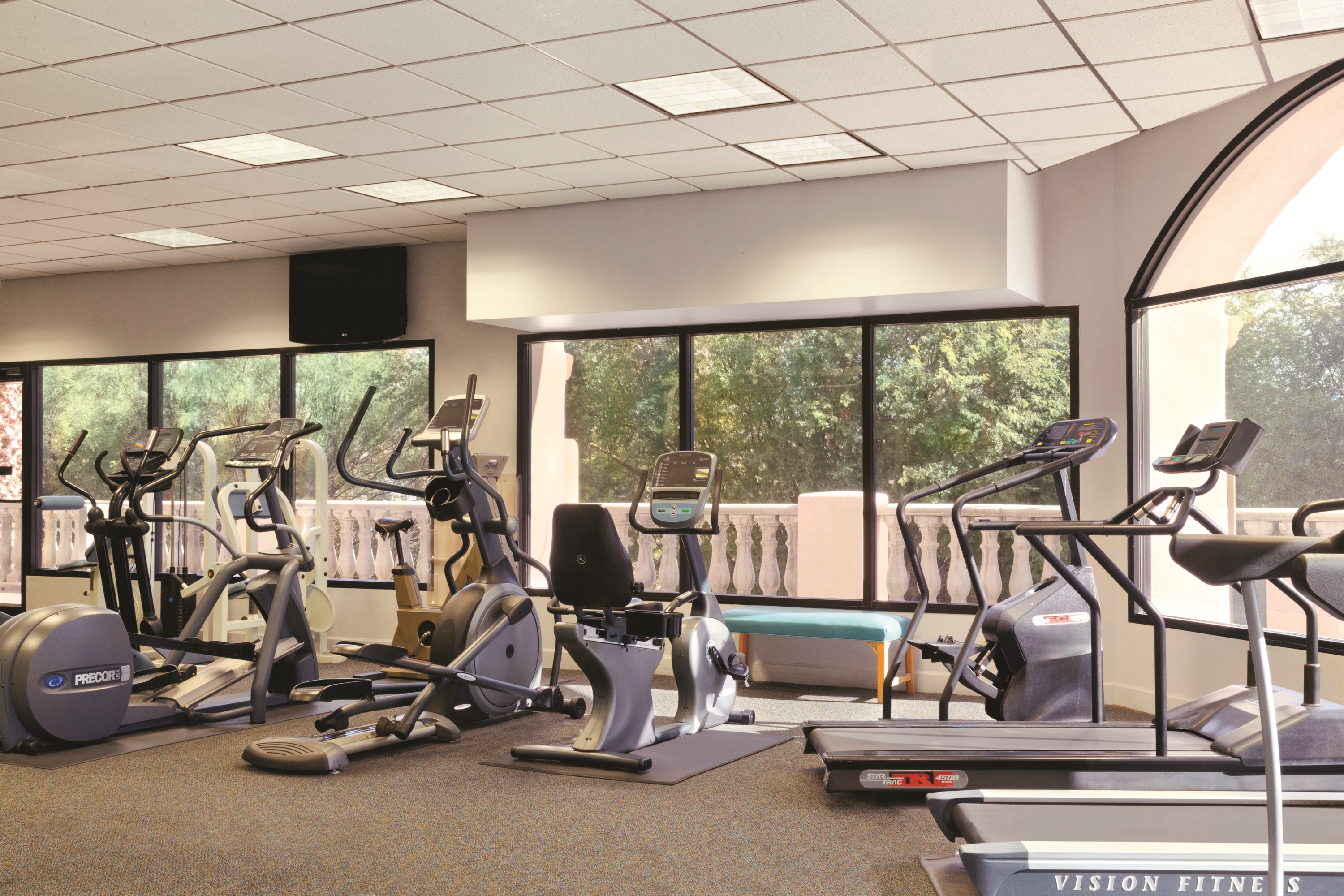 Fitness room at Harrahs Laughlin Beach Resort & Casino Trademark Collection in Laughlin, Nevada
