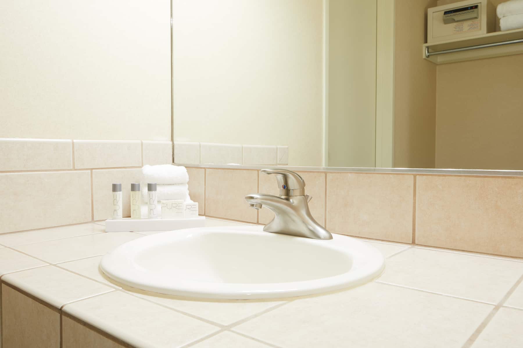 Guest room bath at the Eldorado Resort Casino, Trademark Collection by Wyndham in Reno, Nevada