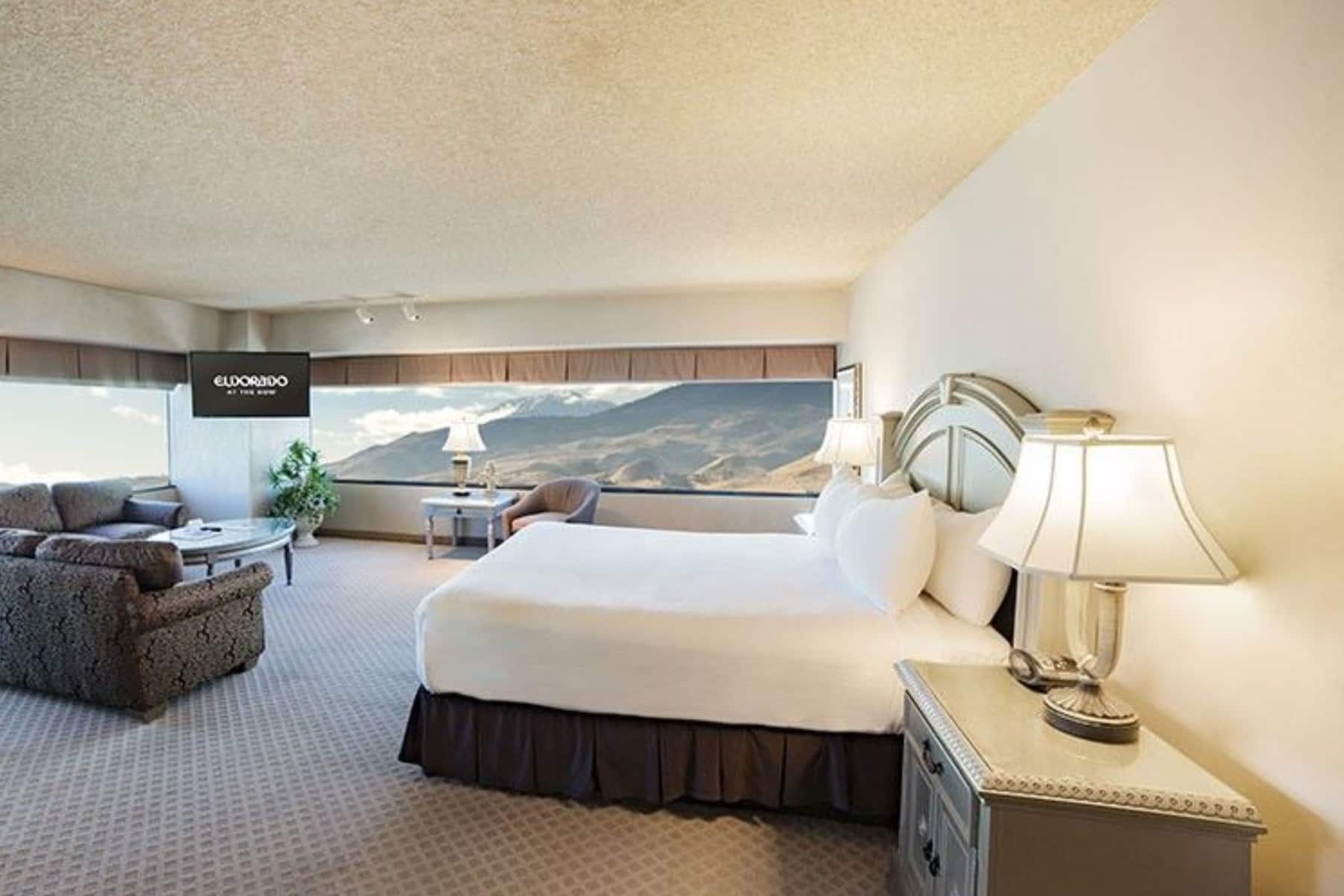 Guest room at the Eldorado Resort Casino, Trademark Collection by Wyndham in Reno, Nevada