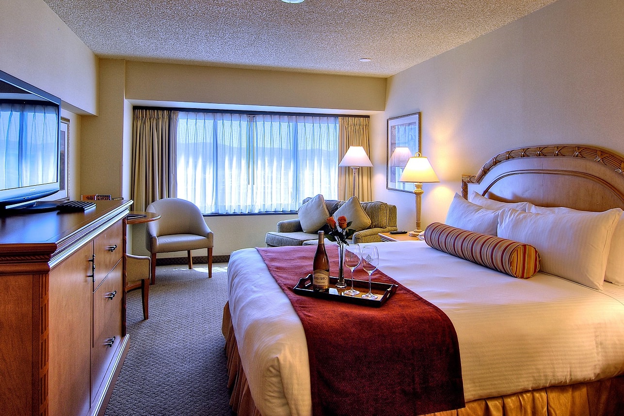 Guest room at the Eldorado Resort Casino, Trademark Collection by Wyndham in Reno, Nevada