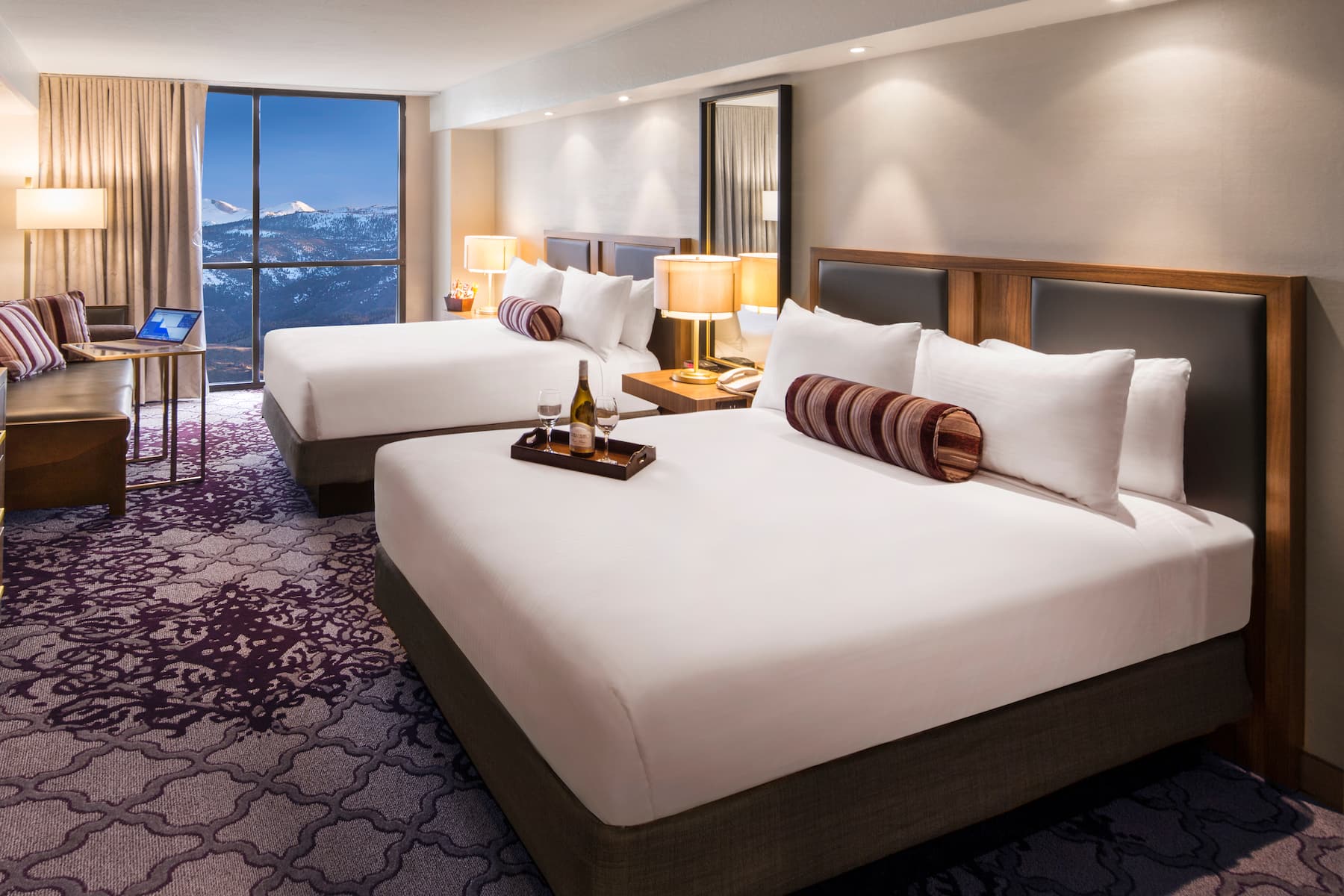 Guest room at the Eldorado Resort Casino, Trademark Collection by Wyndham in Reno, Nevada