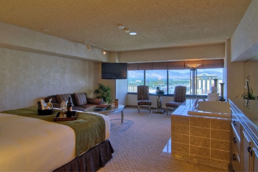 Guest room at the Eldorado Resort Casino, Trademark Collection by Wyndham in Reno, Nevada