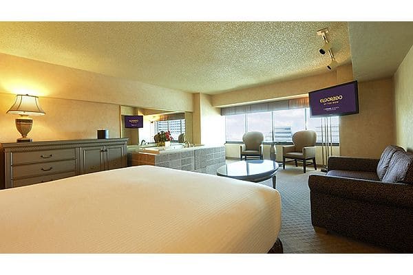 Guest room at the Eldorado Resort Casino, Trademark Collection by Wyndham in Reno, Nevada