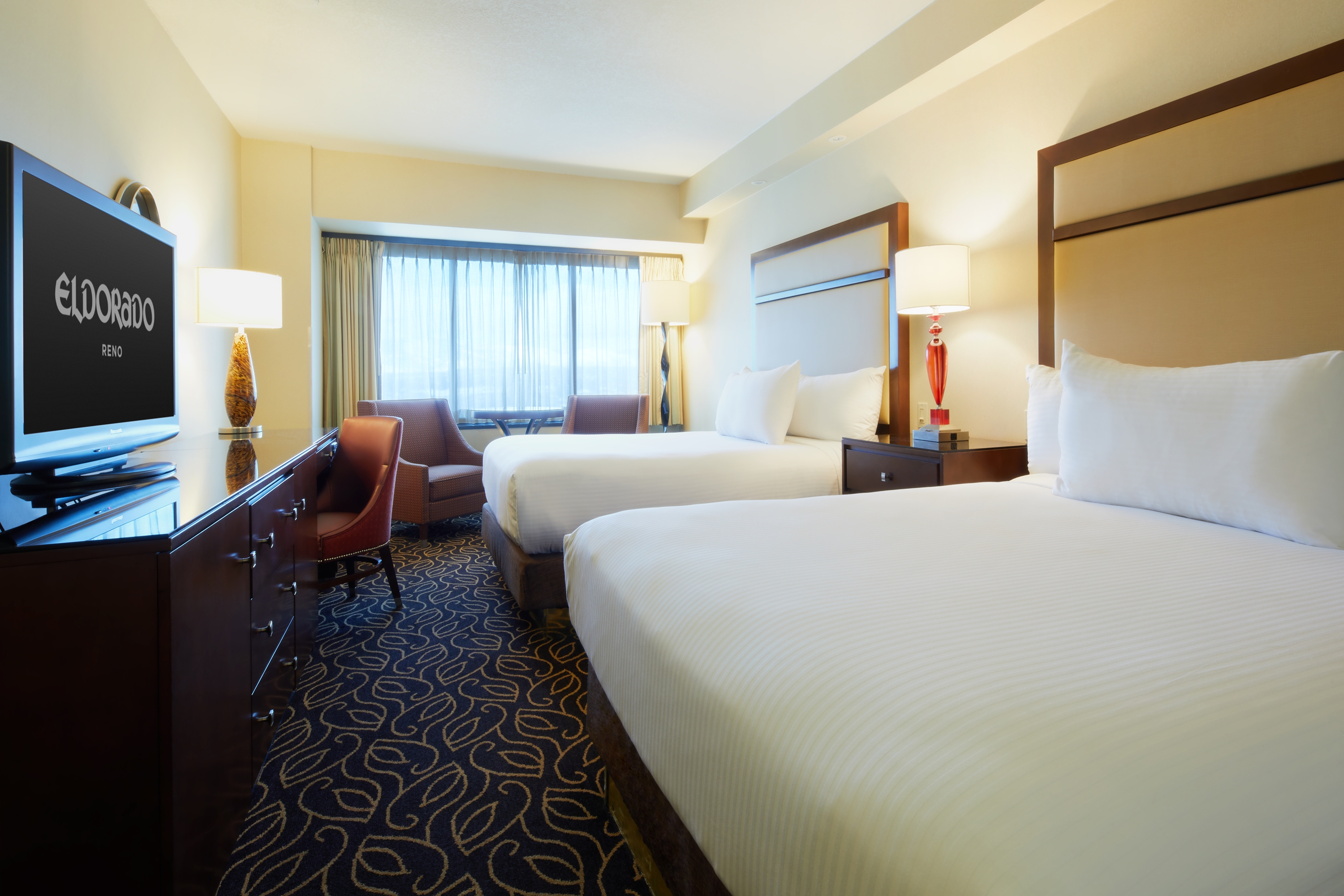 Guest room at the Eldorado Resort Casino, Trademark Collection by Wyndham in Reno, Nevada