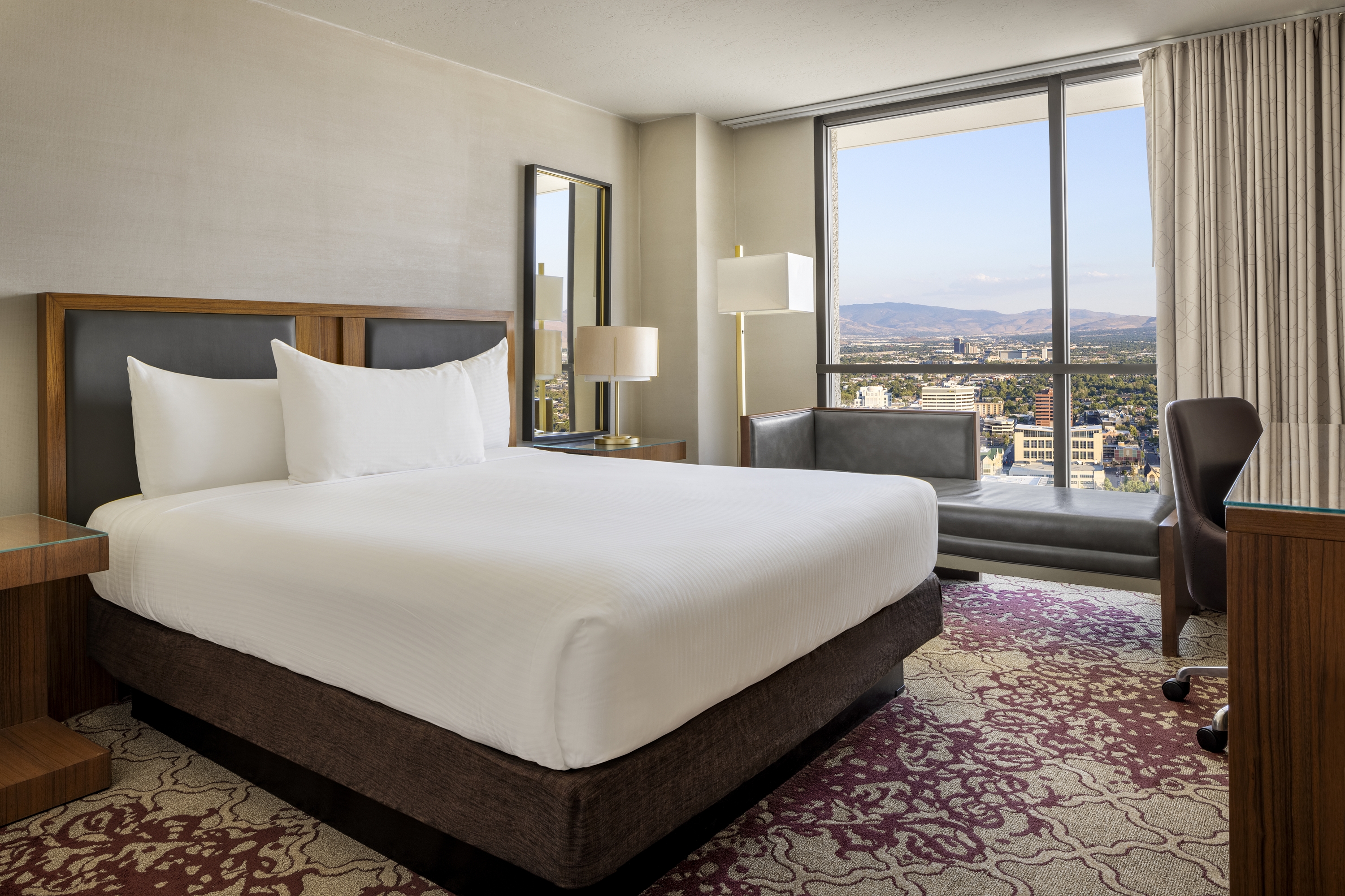 Guest room at the Eldorado Resort Casino, Trademark Collection by Wyndham in Reno, Nevada
