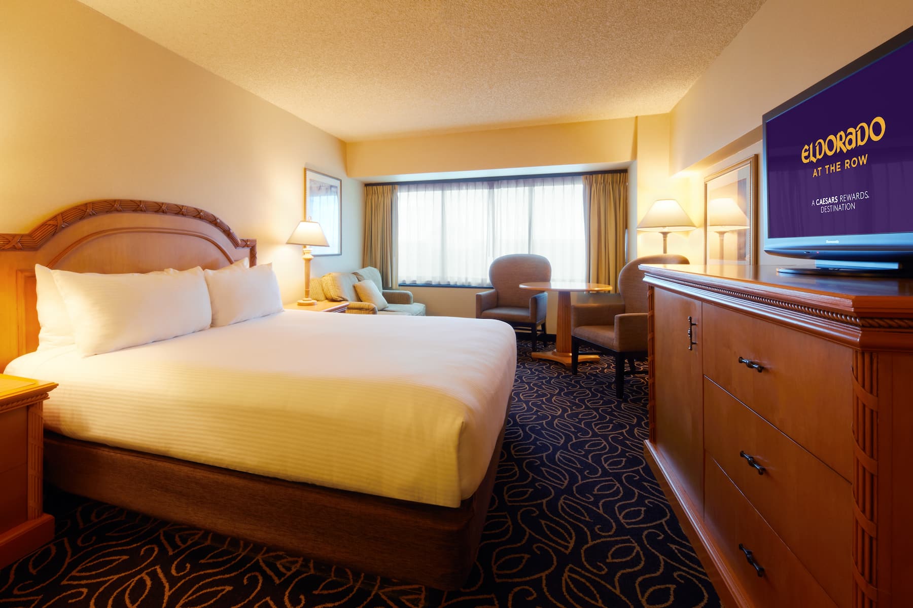 Guest room at the Eldorado Resort Casino, Trademark Collection by Wyndham in Reno, Nevada