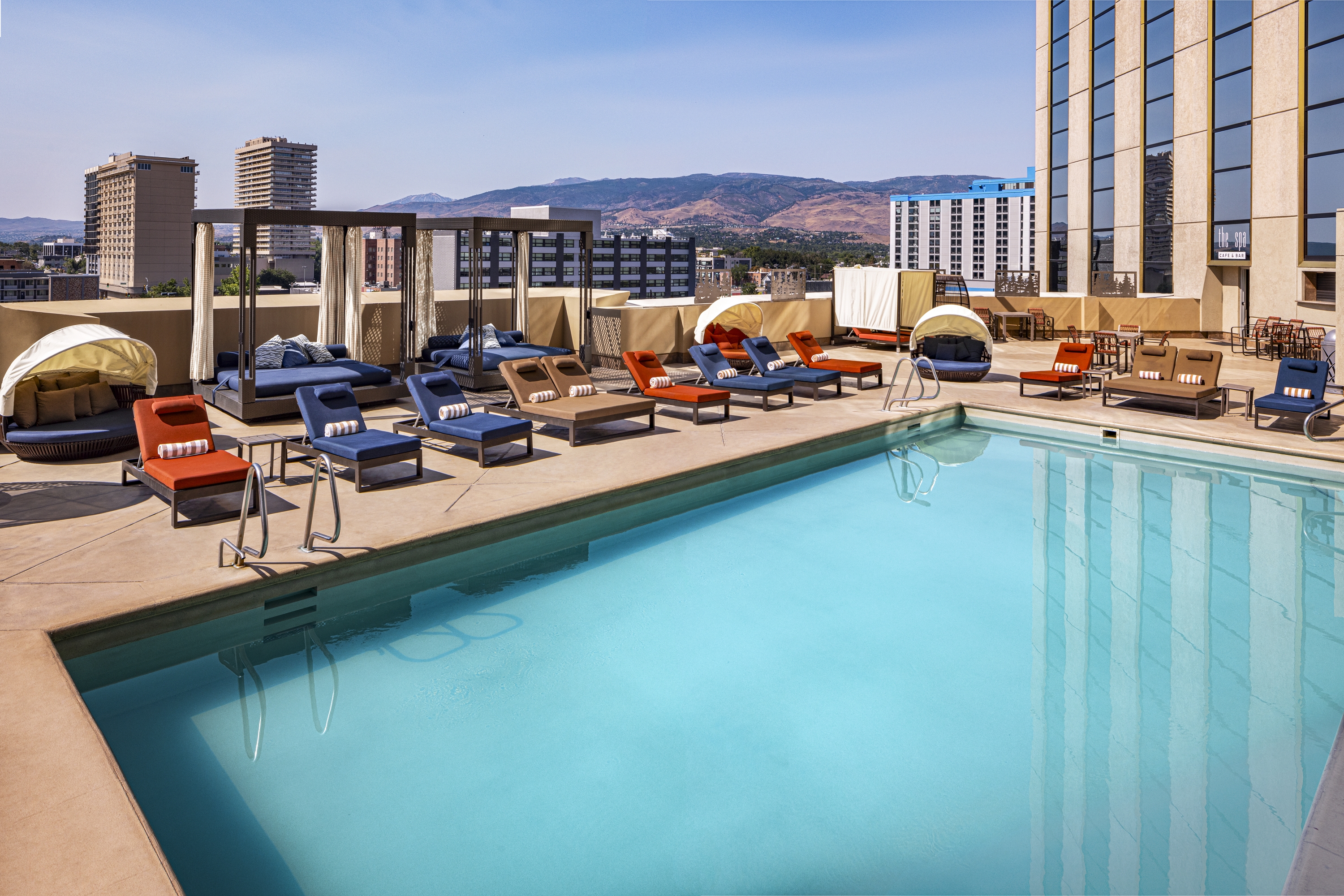 Pool at the Silver Legacy Resort Casino, Trademark Collection by Wyndham in Reno, Nevada