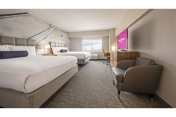 Guest room at the Circus Circus Reno, Trademark Collection by Wyndham in Reno, Nevada