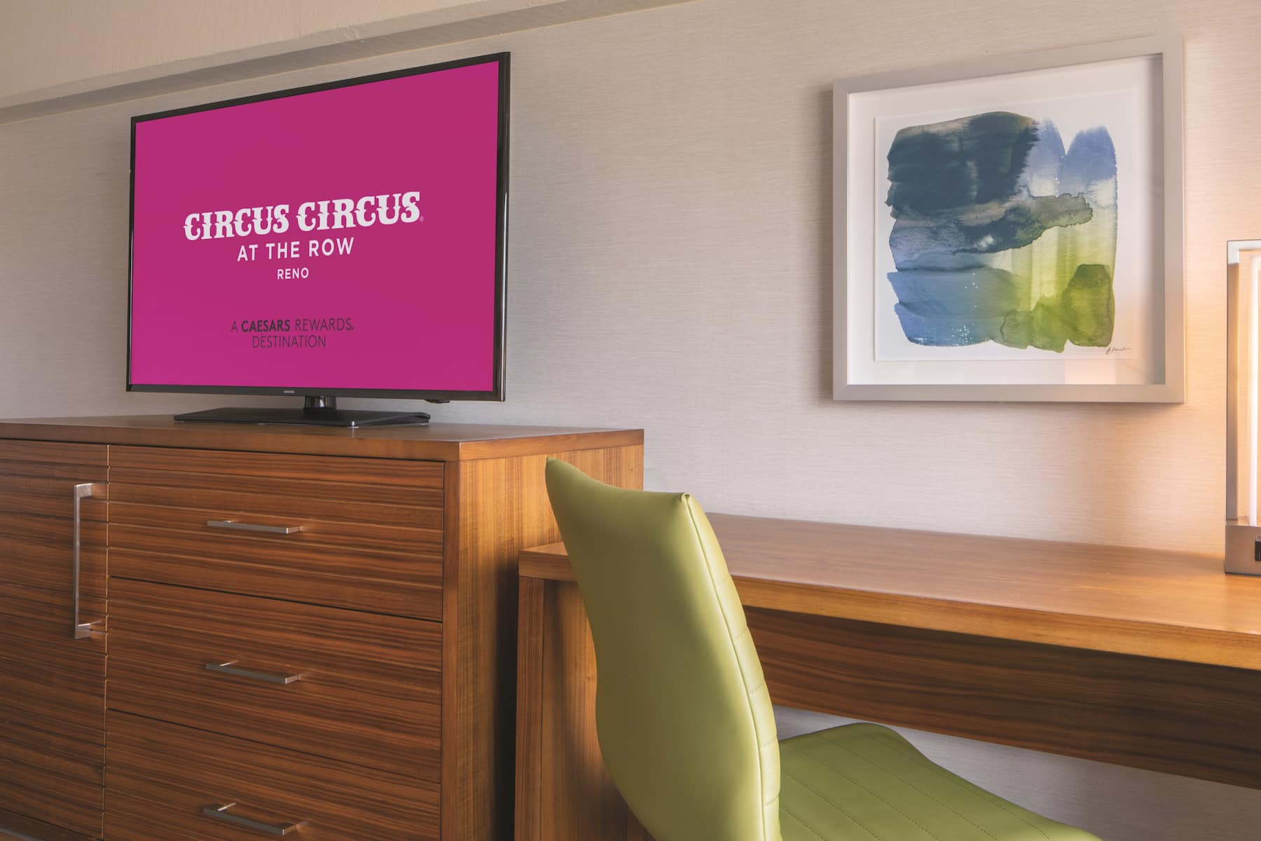 Guest room at the Circus Circus Reno, Trademark Collection by Wyndham in Reno, Nevada