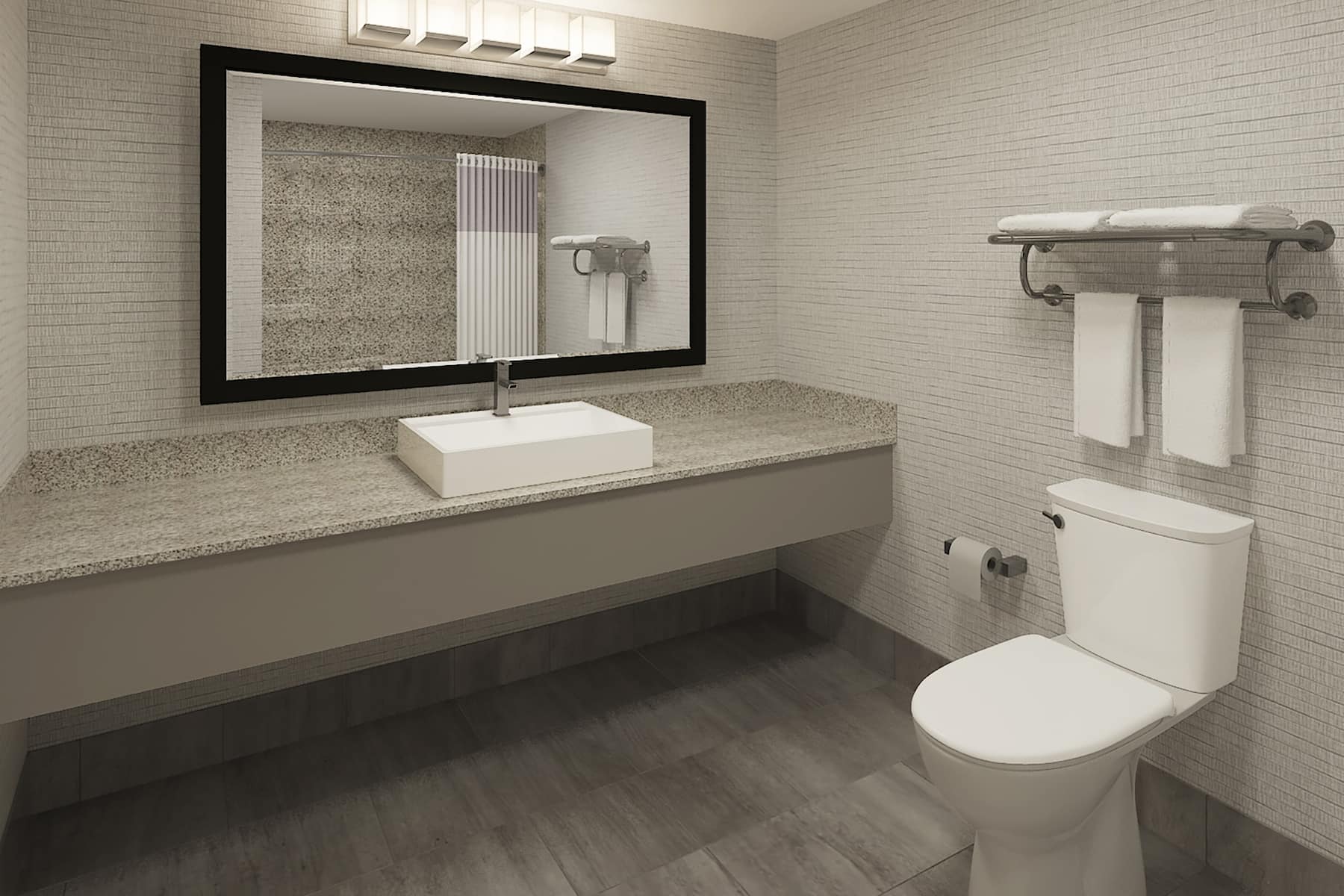 Guest room bath at the Circus Circus Reno, Trademark Collection by Wyndham in Reno, Nevada