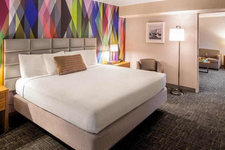 Guest room at the Circus Circus Reno, Trademark Collection by Wyndham in Reno, Nevada