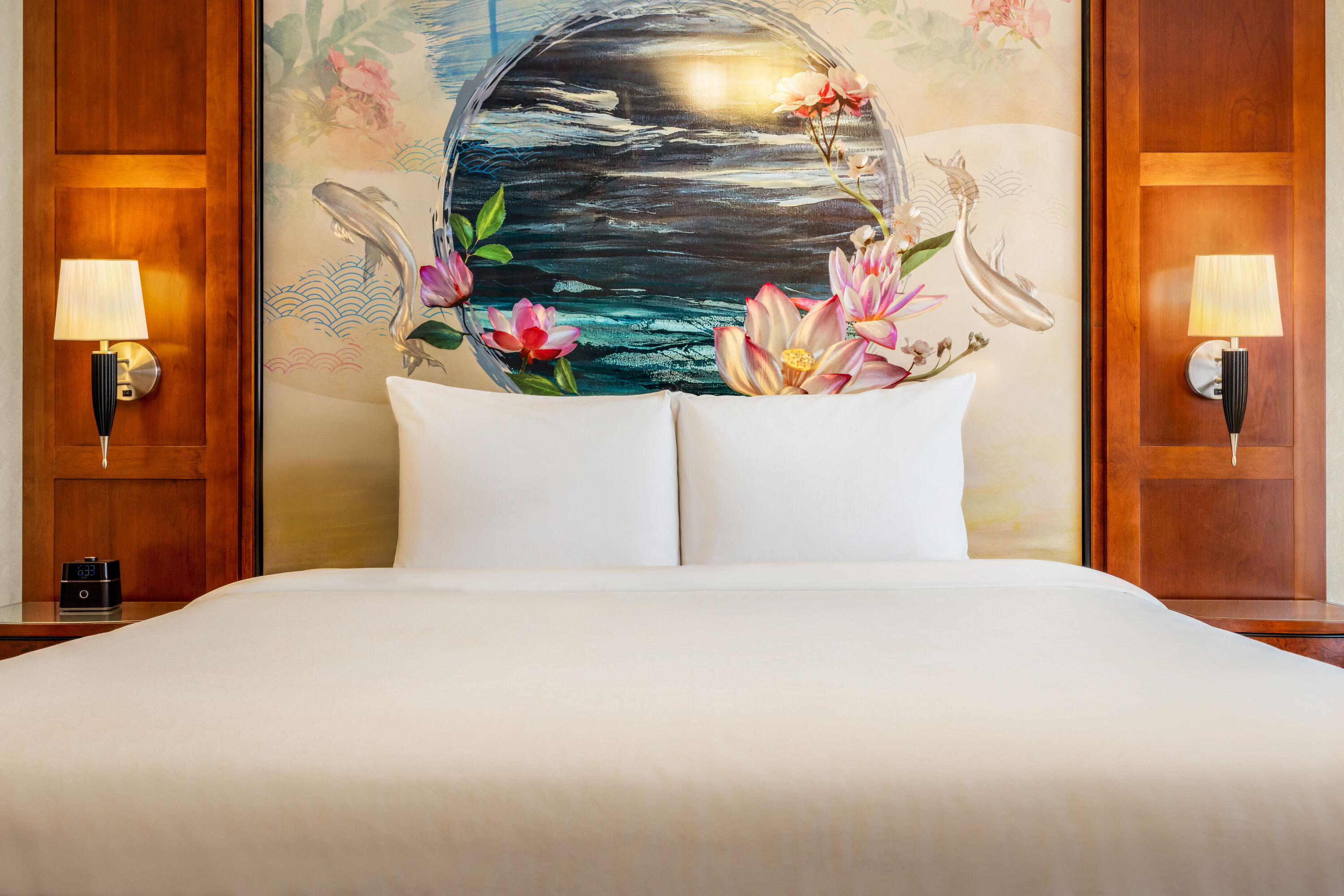 Guest room at the Viana Hotel and Spa, Trademark Collection by Wyndham in Westbury, New York