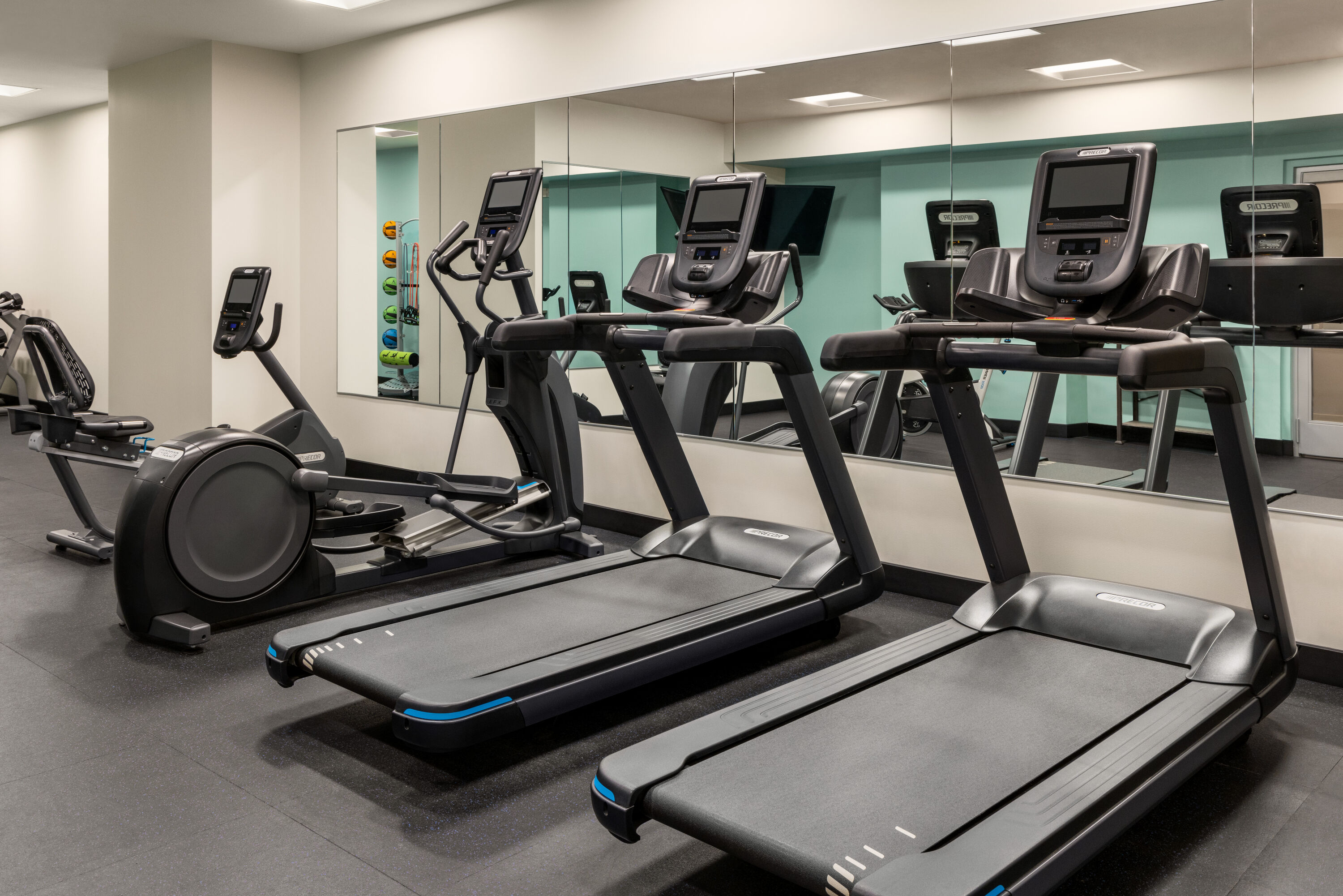 Fitness room at The Orbit Hotel, Trademark Collection by Wyndham in Fairview Park, Ohio