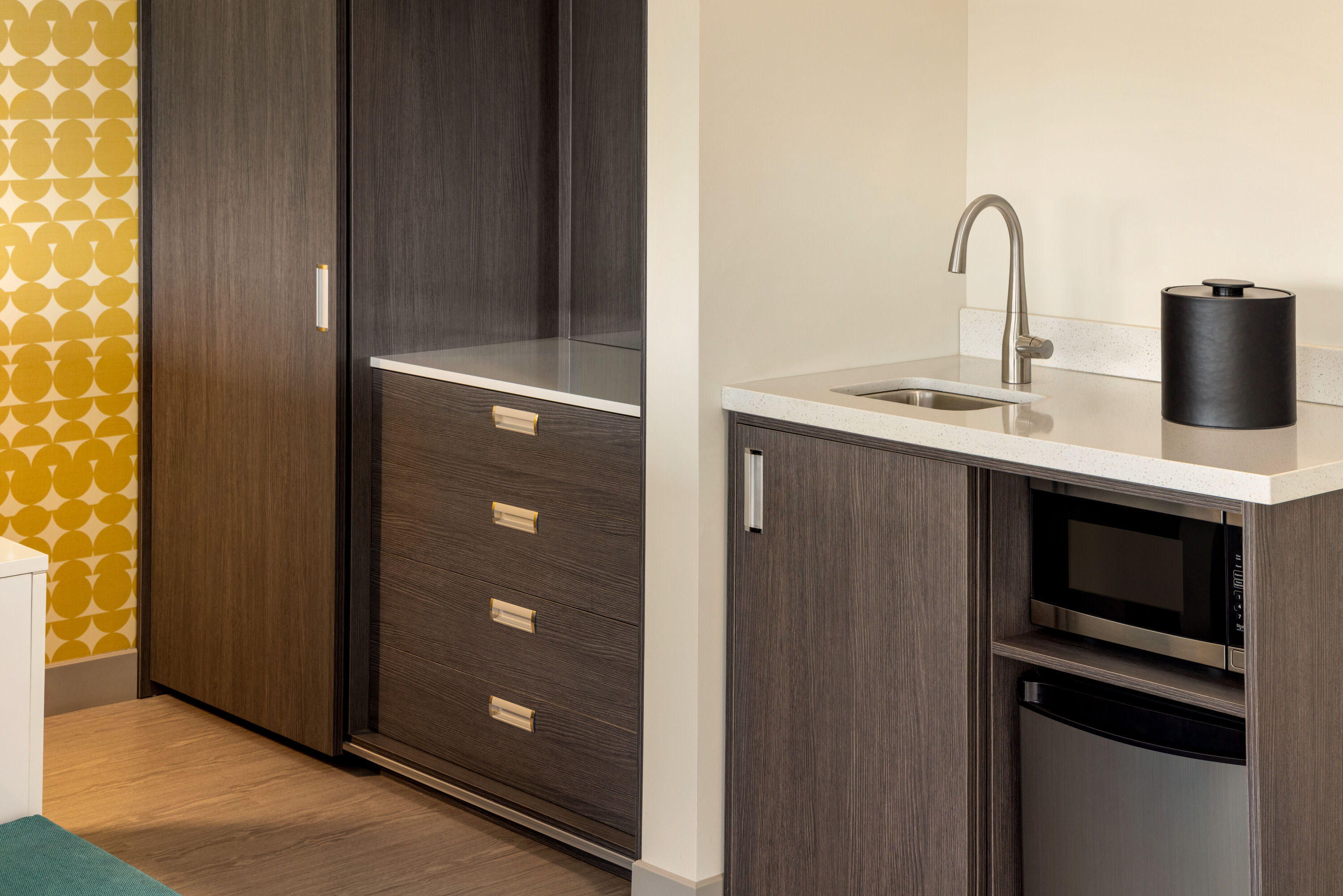 Guest room at the The Orbit Hotel, Trademark Collection by Wyndham in Fairview Park, Ohio