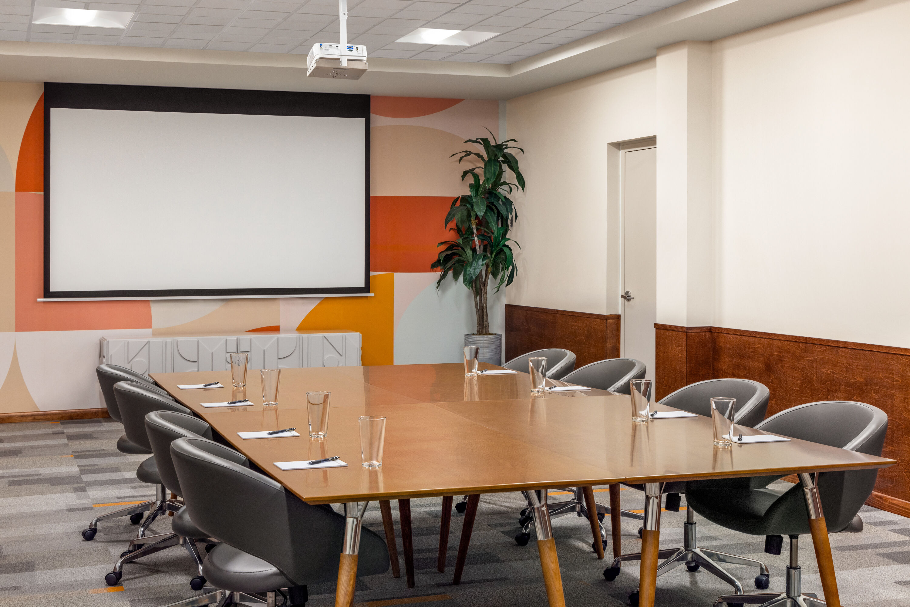 Meeting room at The Orbit Hotel, Trademark Collection by Wyndham in Fairview Park, Ohio