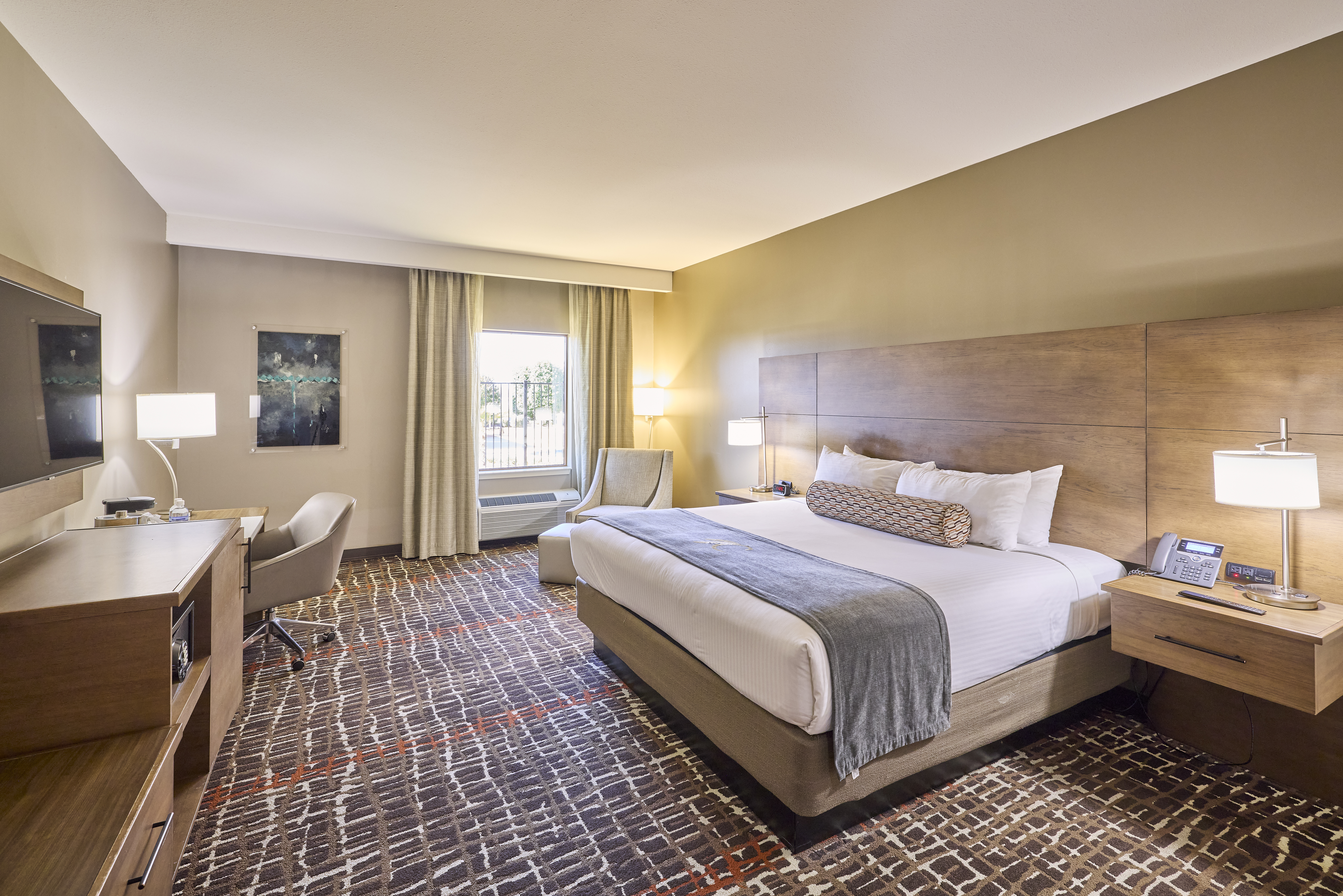 Guest room at the Choctaw Casino & Resort Grant, Trademark Coll by Wyndham in Grant, Oklahoma