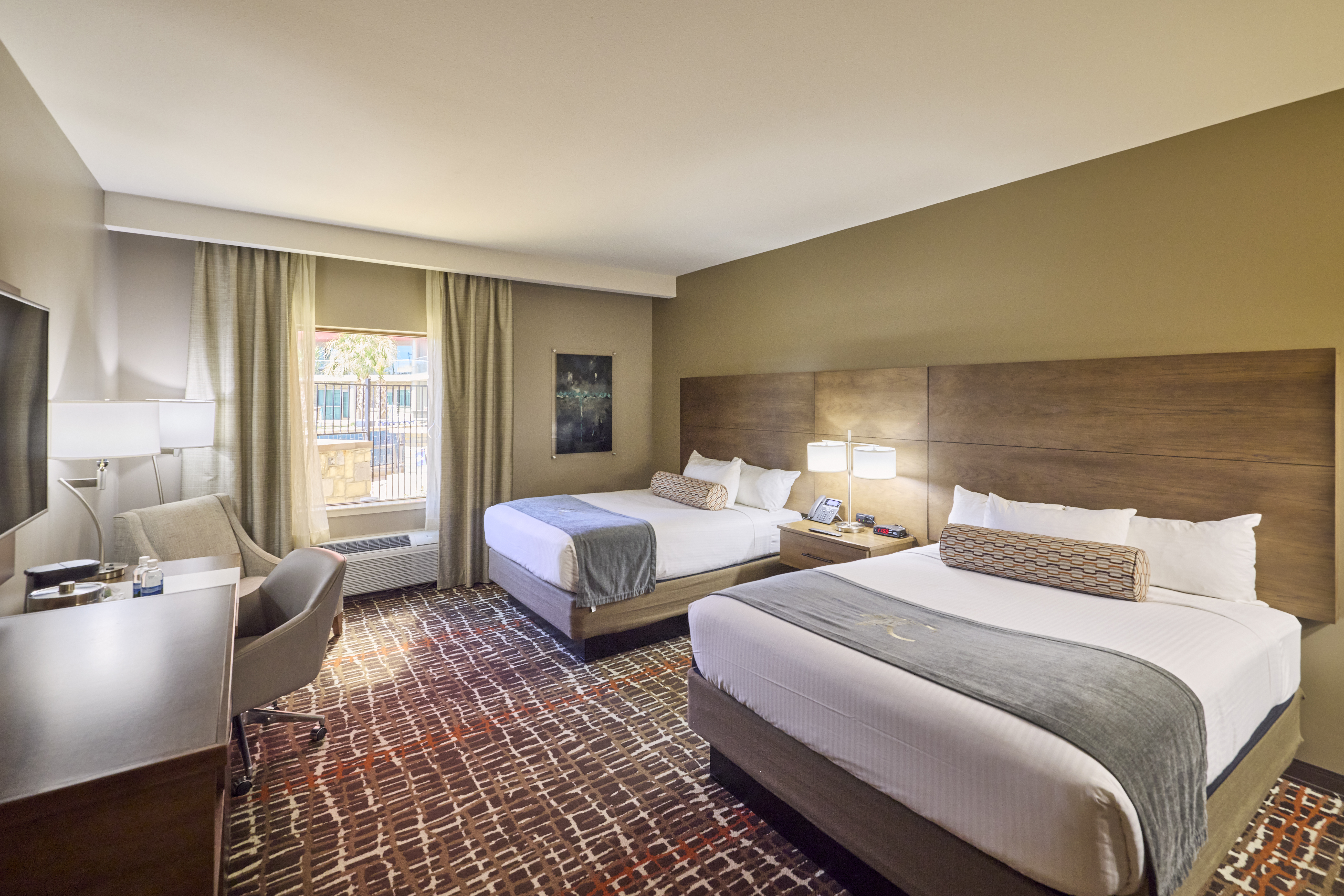 Guest room at the Choctaw Casino & Resort Grant, Trademark Coll by Wyndham in Grant, Oklahoma