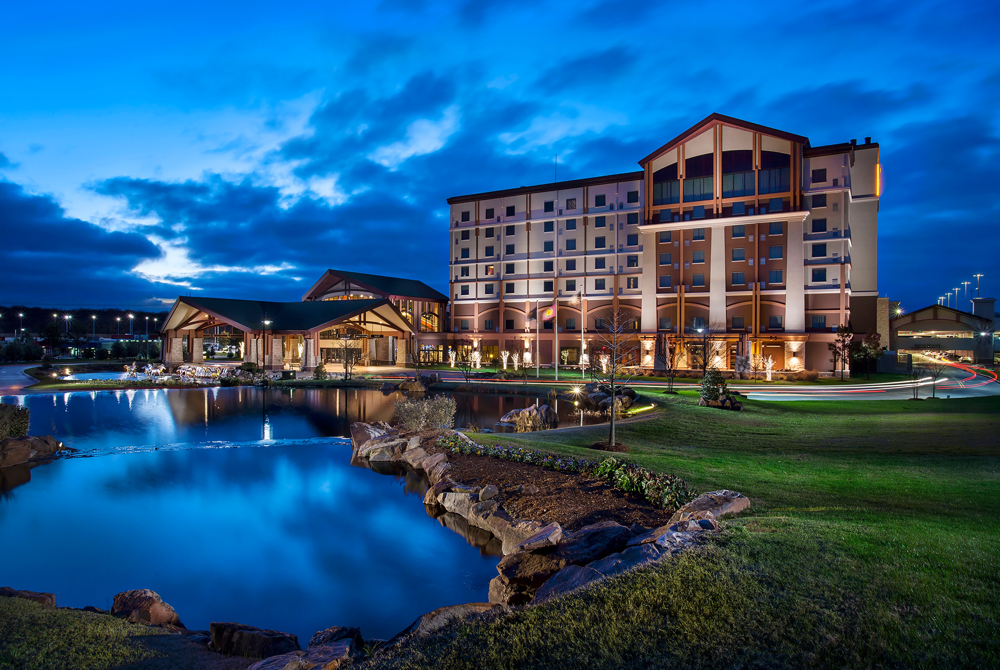 Exterior of Choctaw Casino & Resort Pocola, Trademark Coll by Wyndham hotel in Pocola, Oklahoma