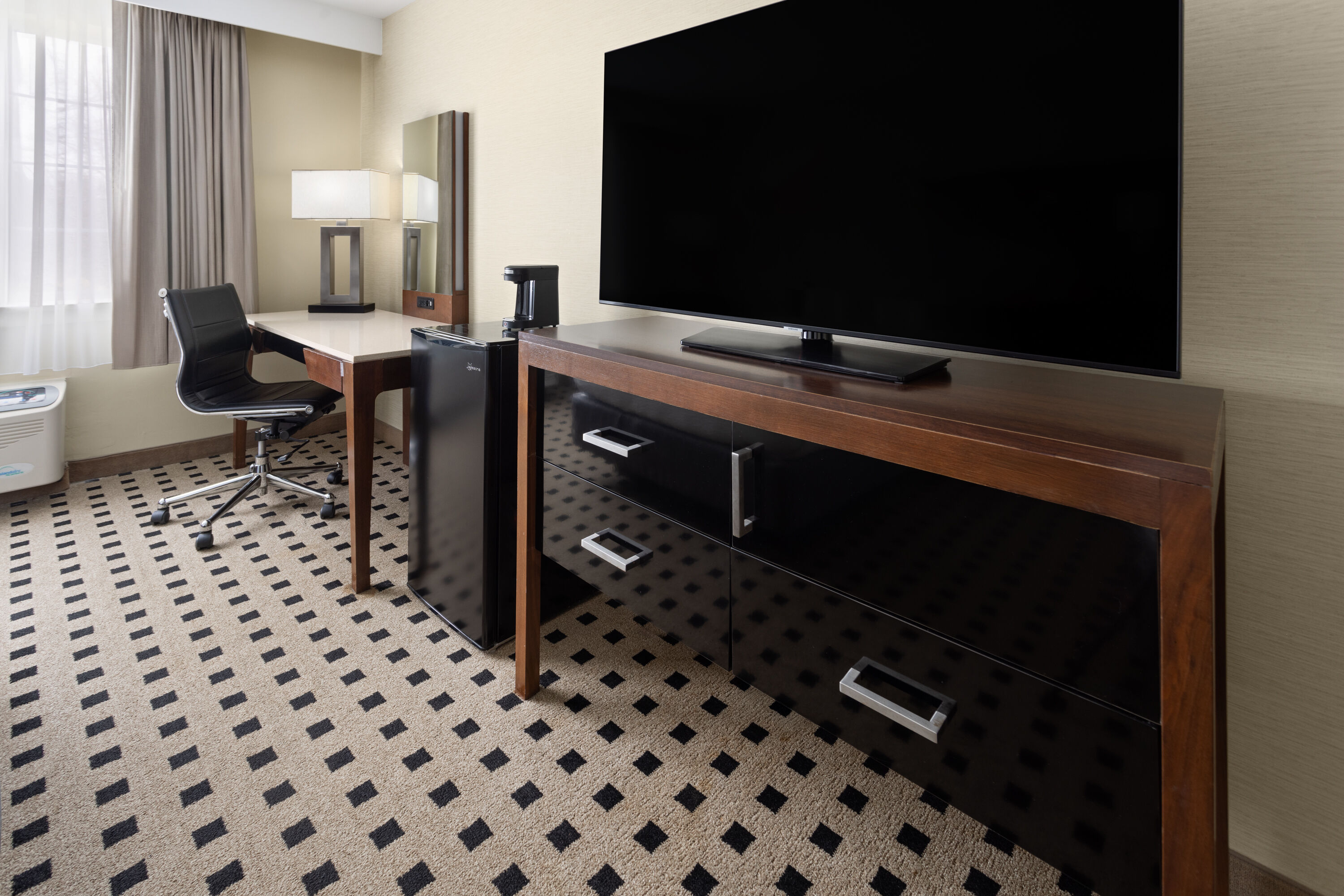 Guest room at the Penn Harris Hotel Harrisburg, Trademark by Wyndham in Camp Hill, Pennsylvania