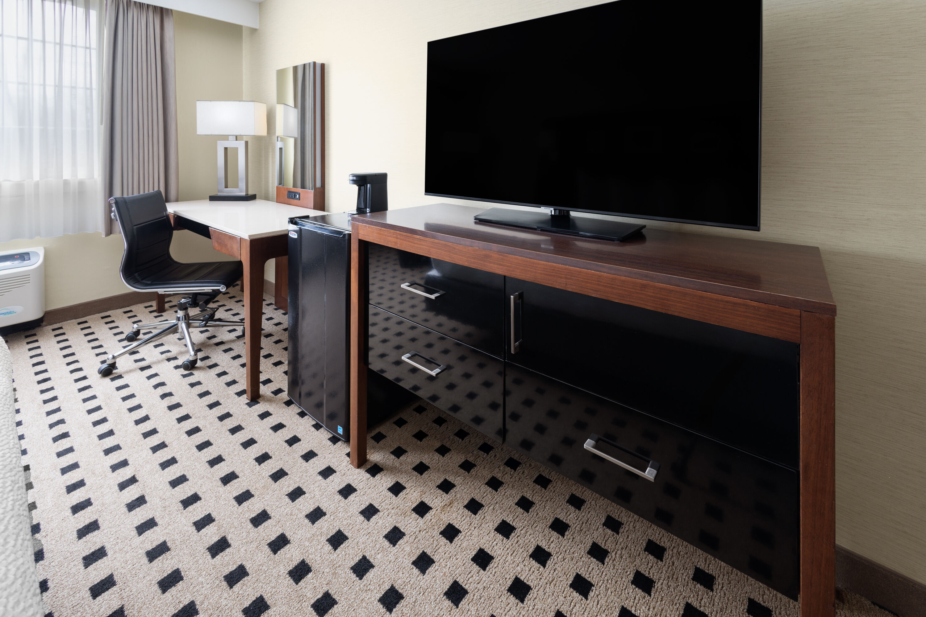 Guest room at the Penn Harris Hotel Harrisburg, Trademark by Wyndham in Camp Hill, Pennsylvania