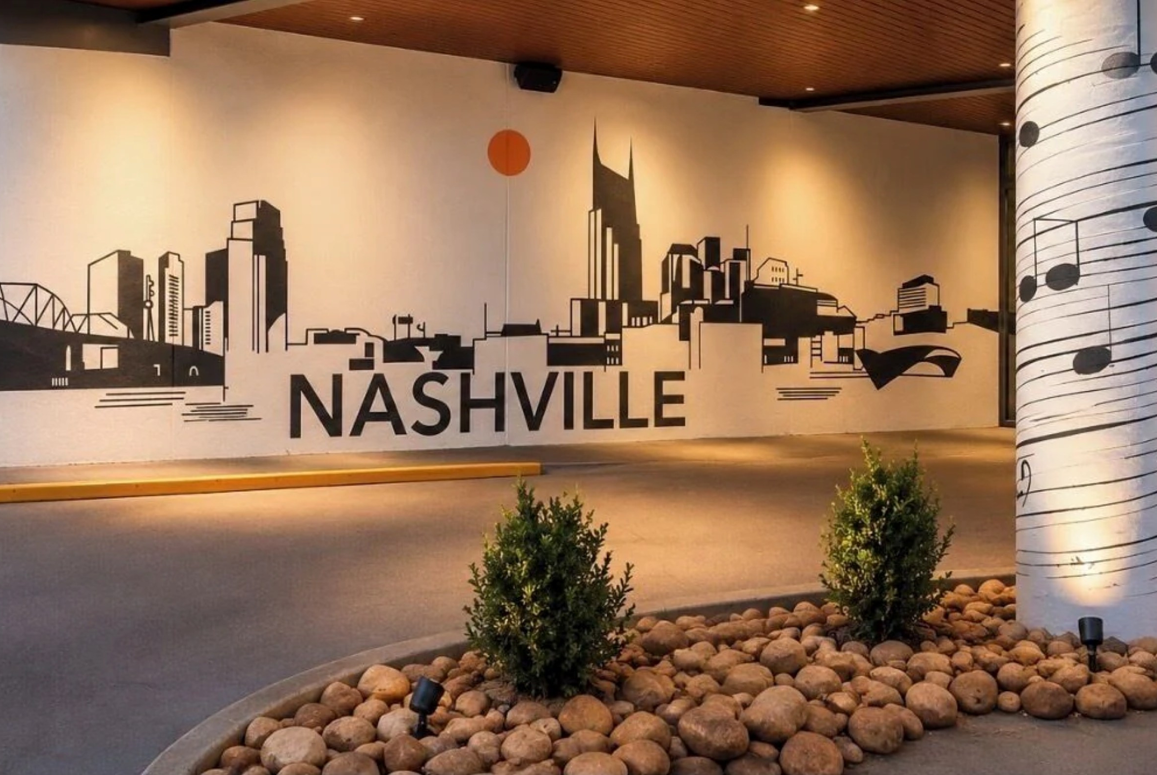 Exterior of The Hayes Street Hotel, Trademark Collection by Wyndham hotel in Nashville, Tennessee