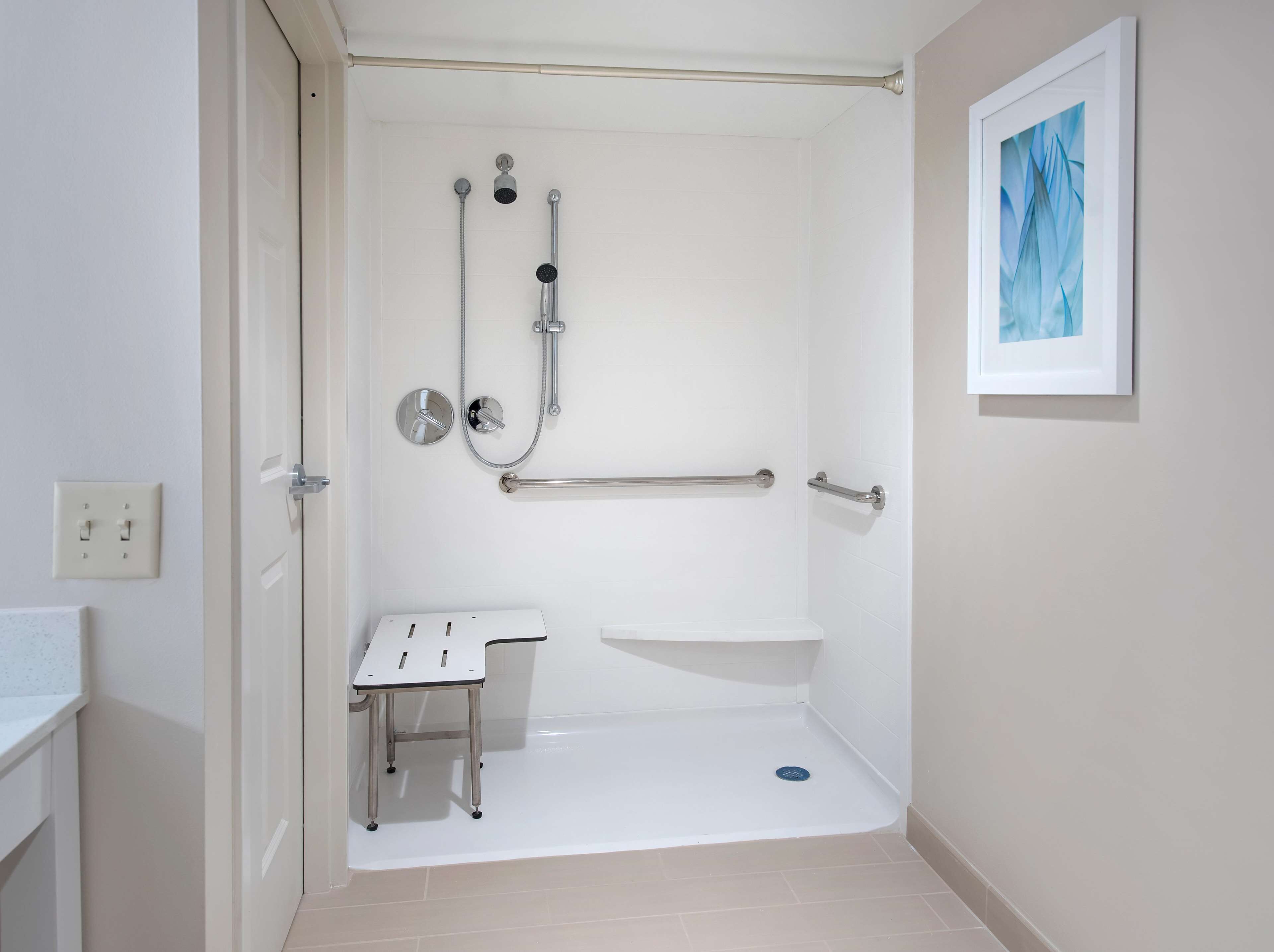 Guest room bath at the The Hayes Street Hotel, Trademark Collection by Wyndham in Nashville, Tennessee