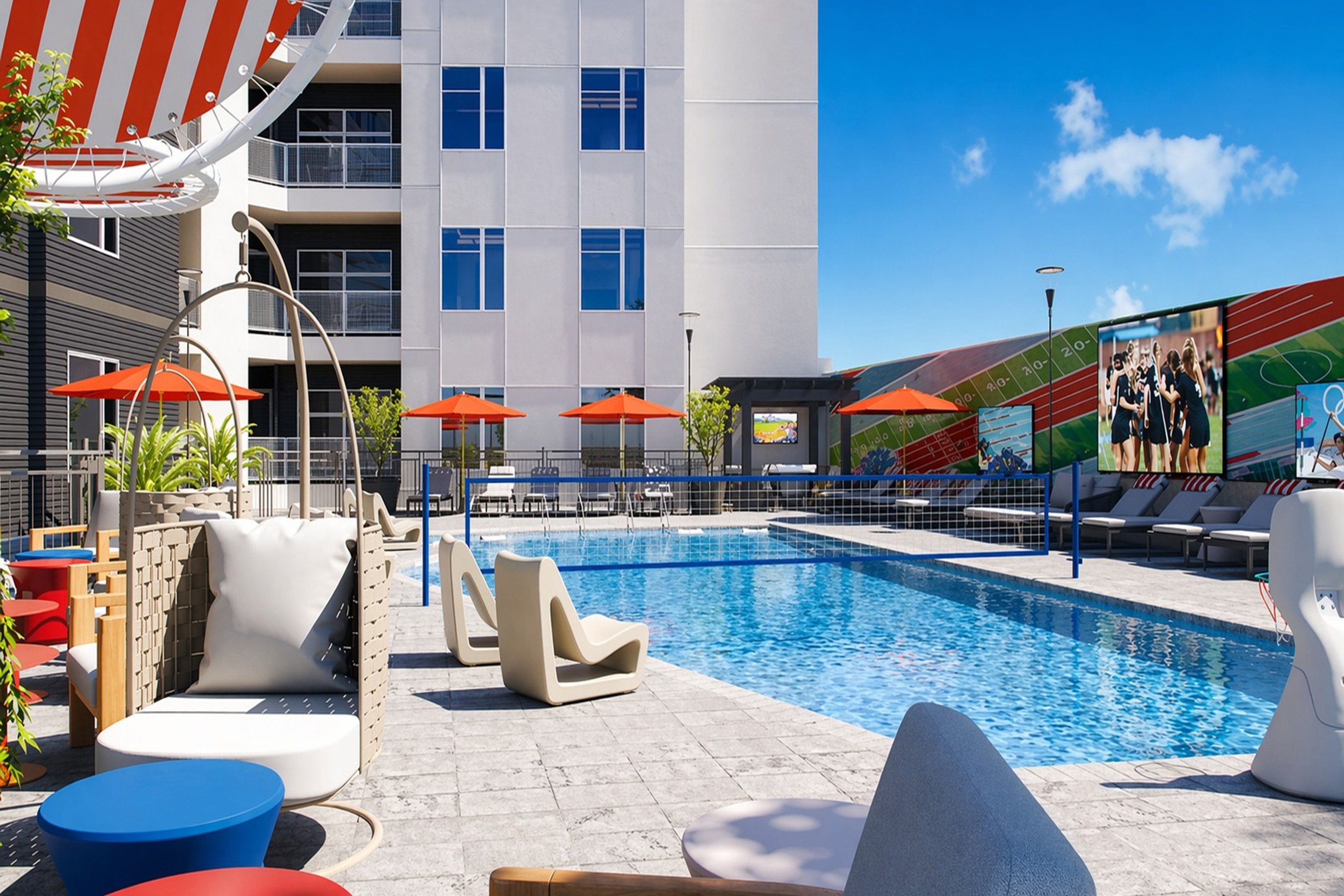 Pool at the Sports Illustrated Resorts Nashville Music Row in Nashville, Tennessee