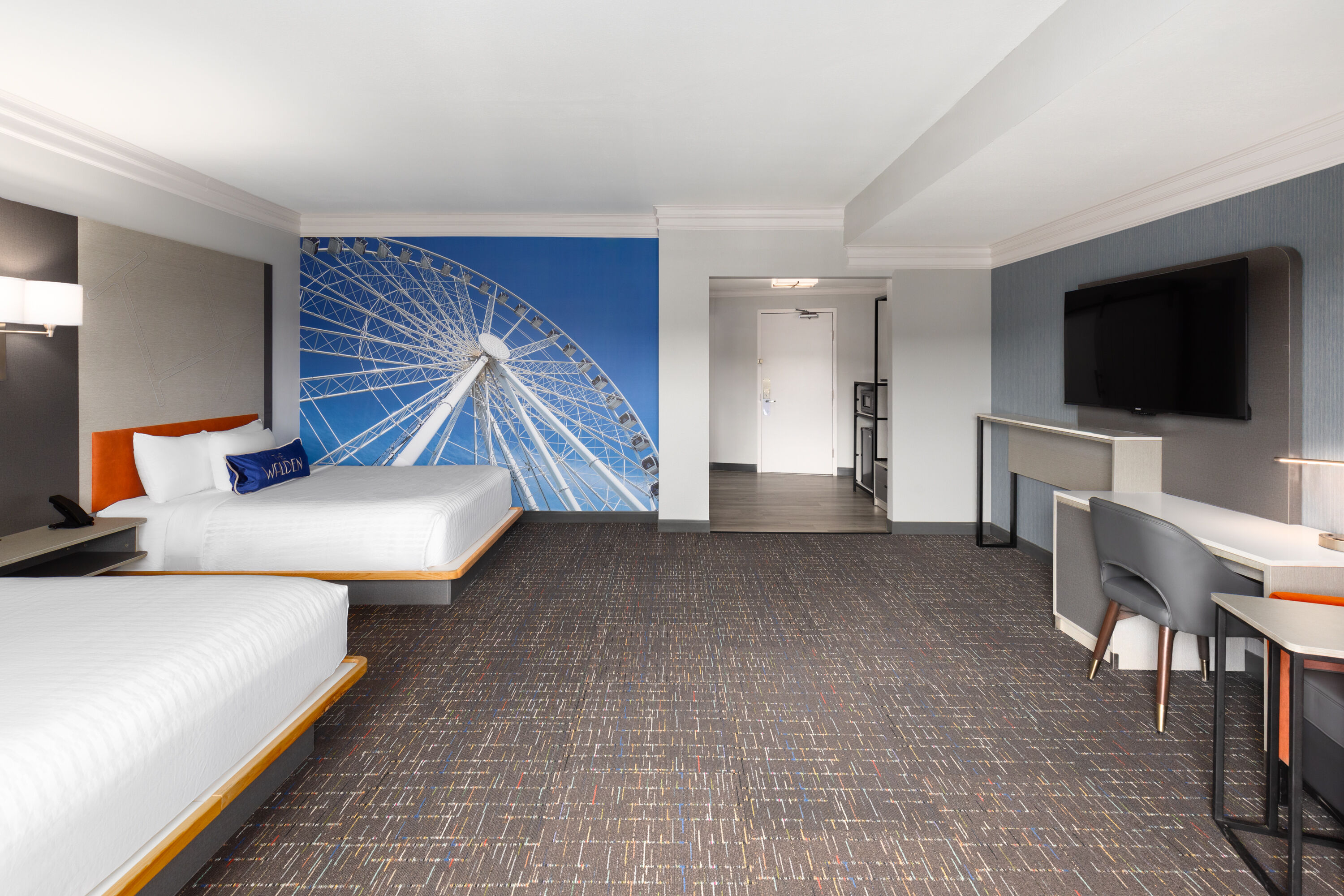 Guest room at the The Walden, Trademark Collection By Wyndham in Pigeon Forge, Tennessee