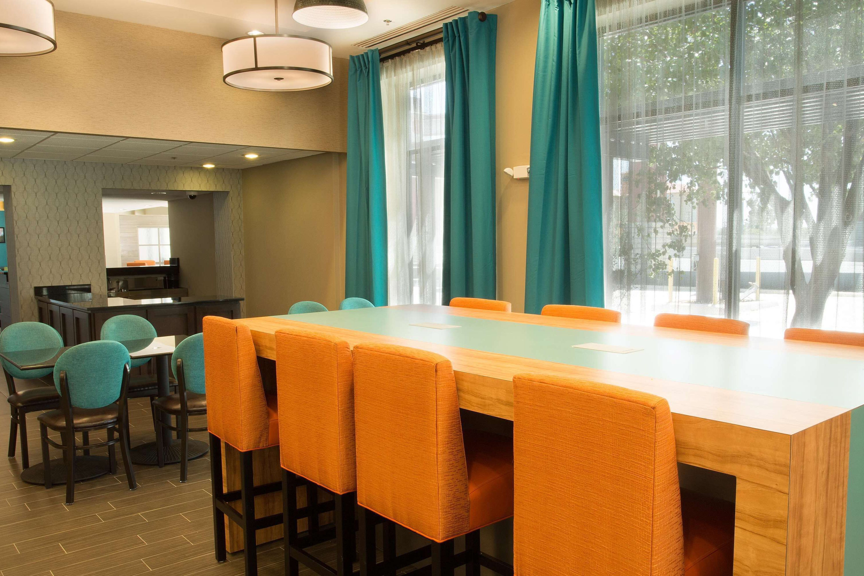 Heritage Inn Suites San Antonio Airpt, Trademark by Wyndham restaurant breakfast area with seating in San Antonio, Texas