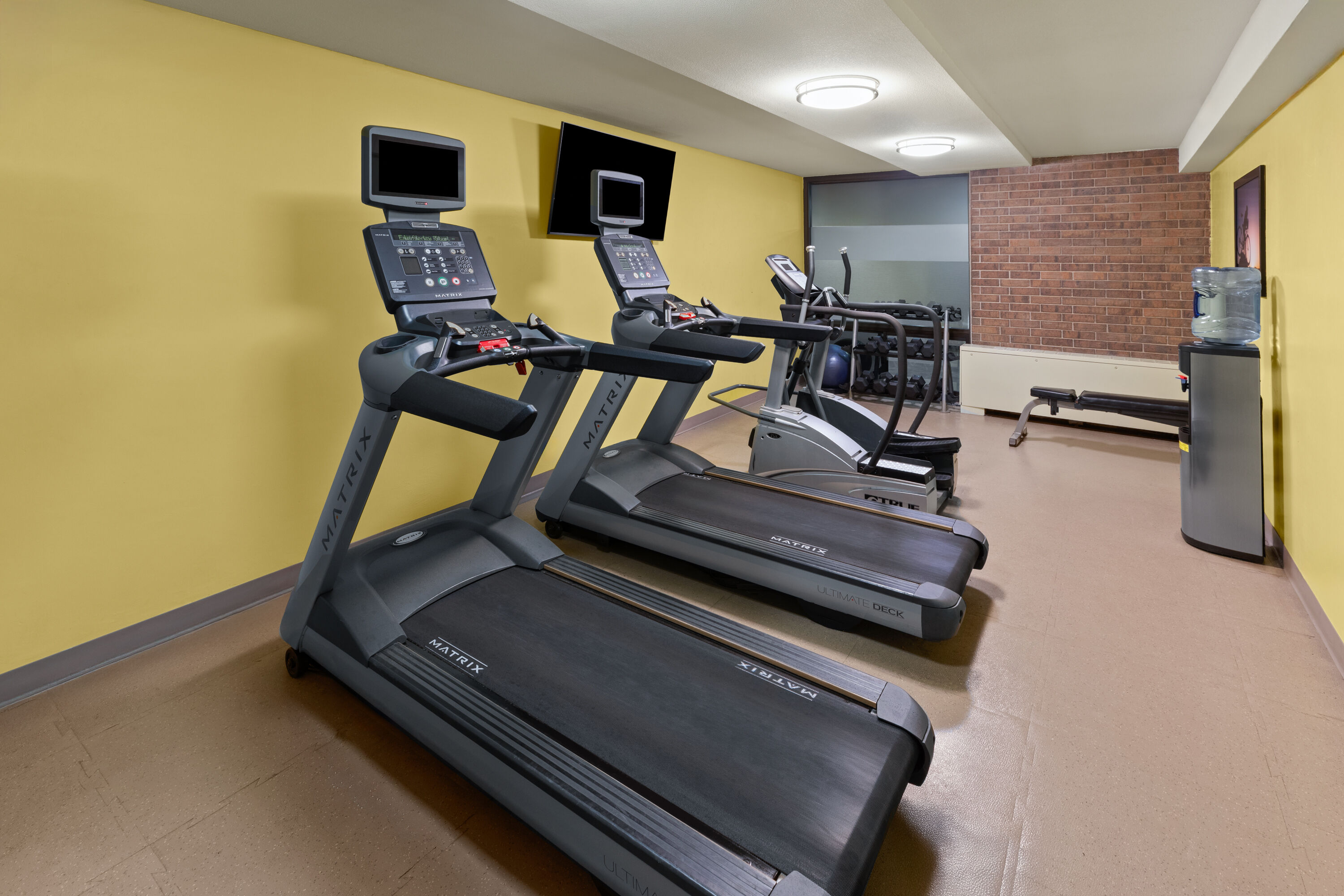Fitness room at Heritage Inn & Suites San Antonio Airport, Trademark Wyndham in San Antonio, Texas