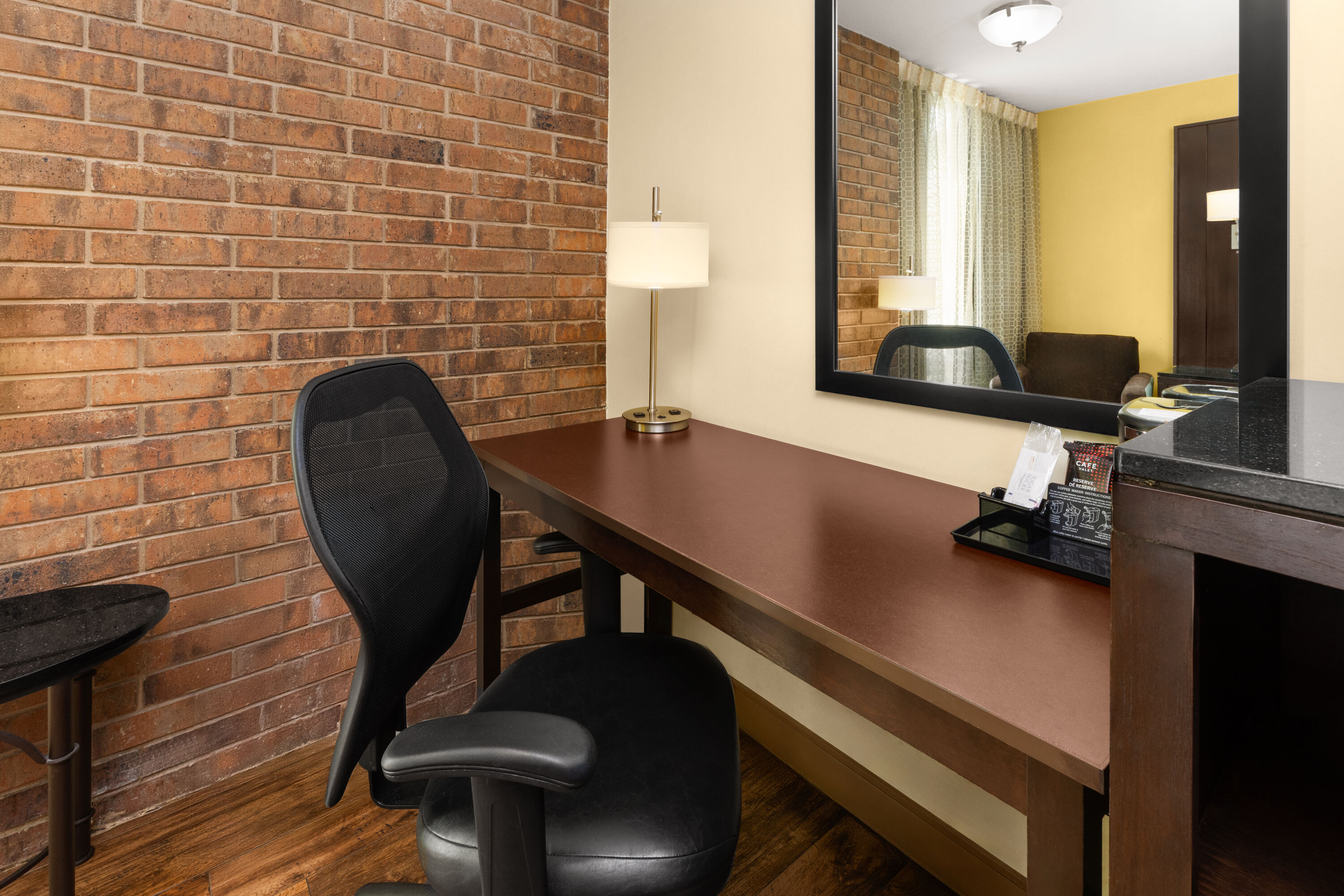 Guest room at the Heritage Inn & Suites San Antonio Airport, Trademark Wyndham in San Antonio, Texas