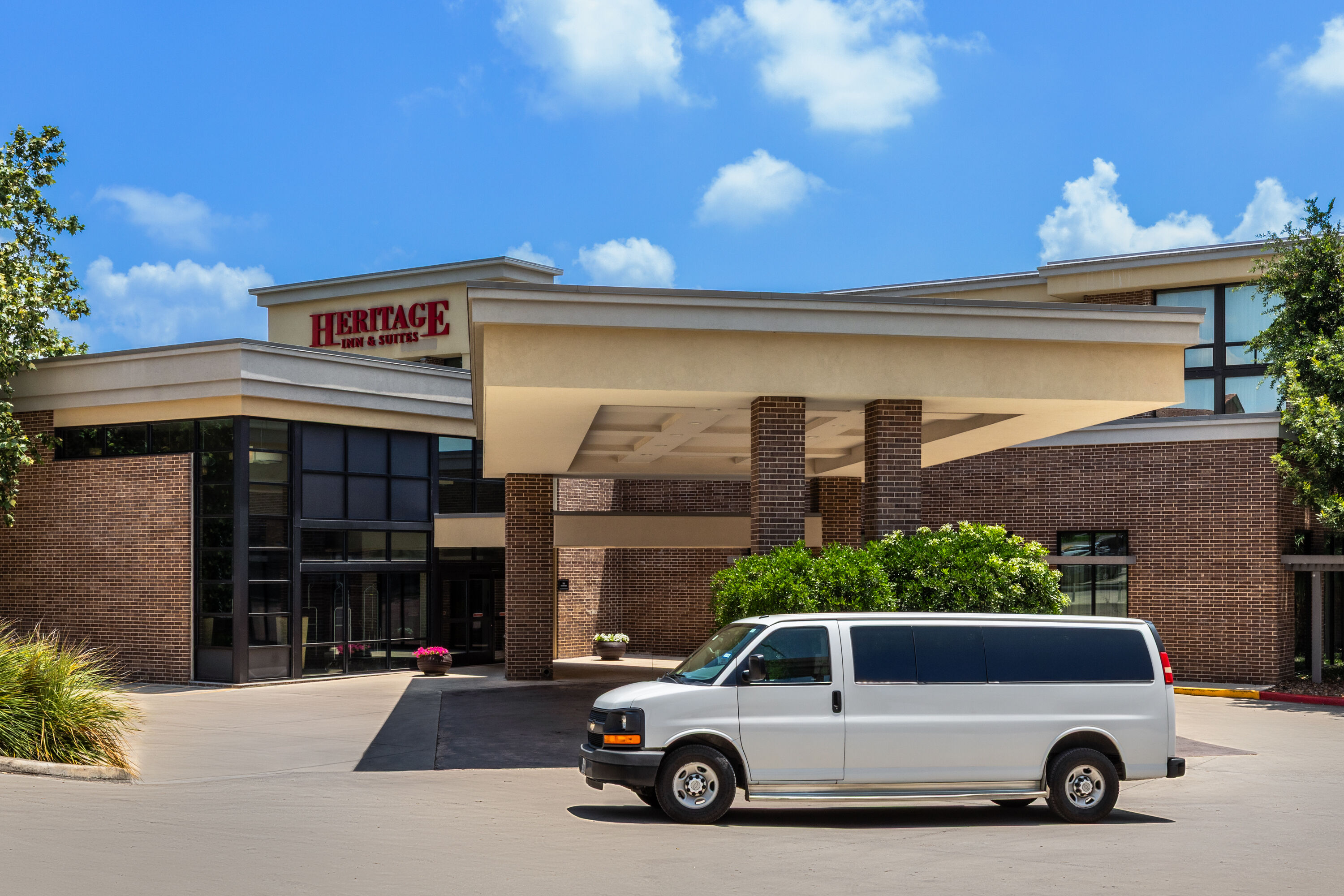 Shuttle at Heritage Inn & Suites San Antonio Airport, Trademark Wyndham in San Antonio, Texas