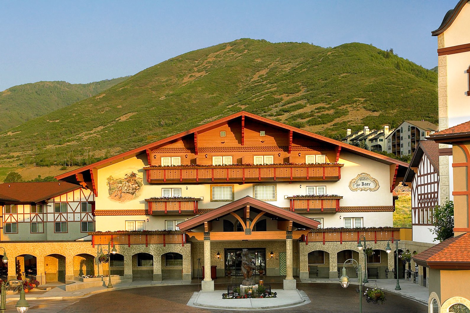 Exterior of Zermatt Utah Resort & Spa,Trademark Collection by Wyndham hotel in Midway, Utah