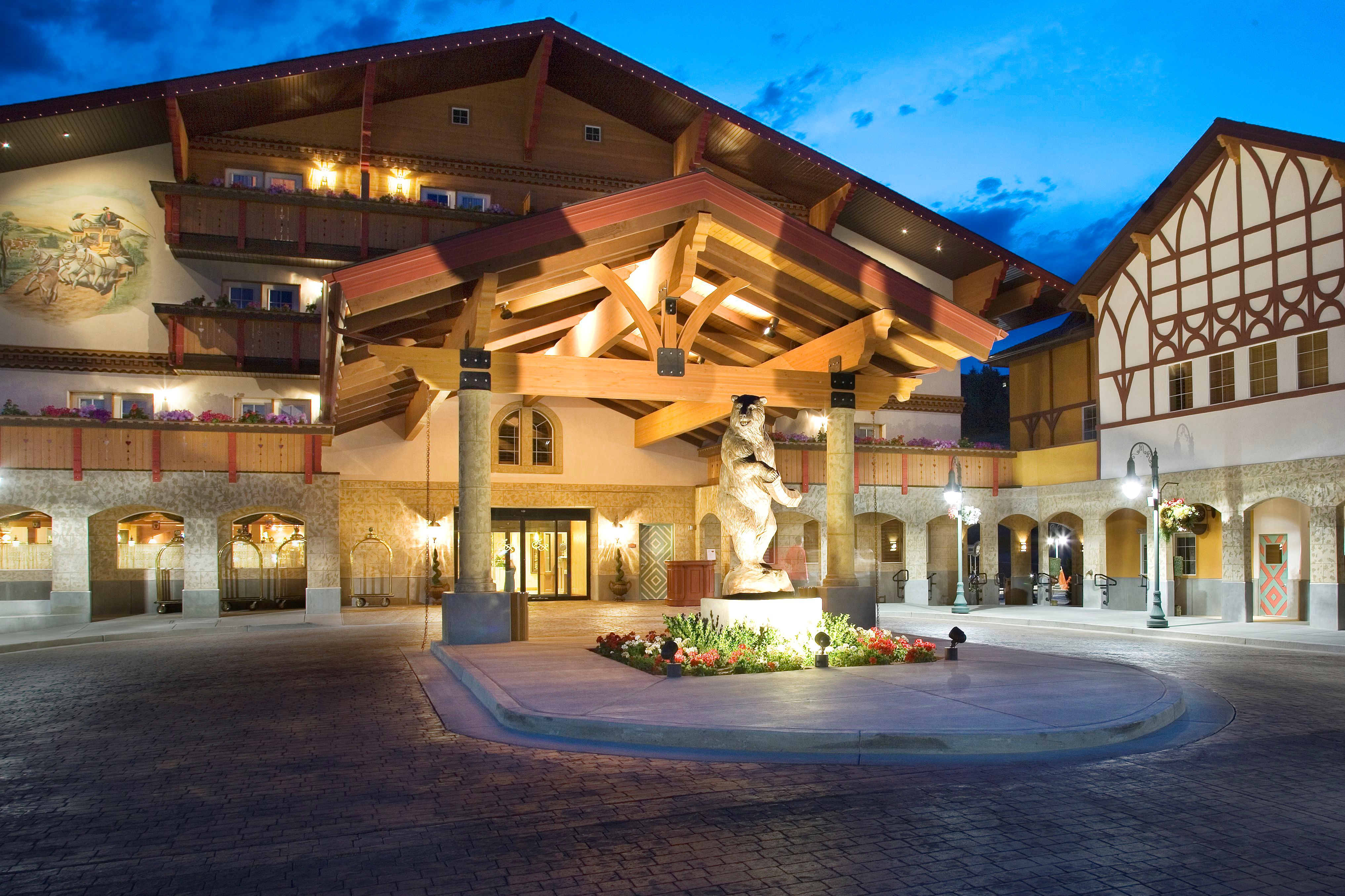 Exterior of Zermatt Utah Resort & Spa,Trademark Collection by Wyndham hotel in Midway, Utah