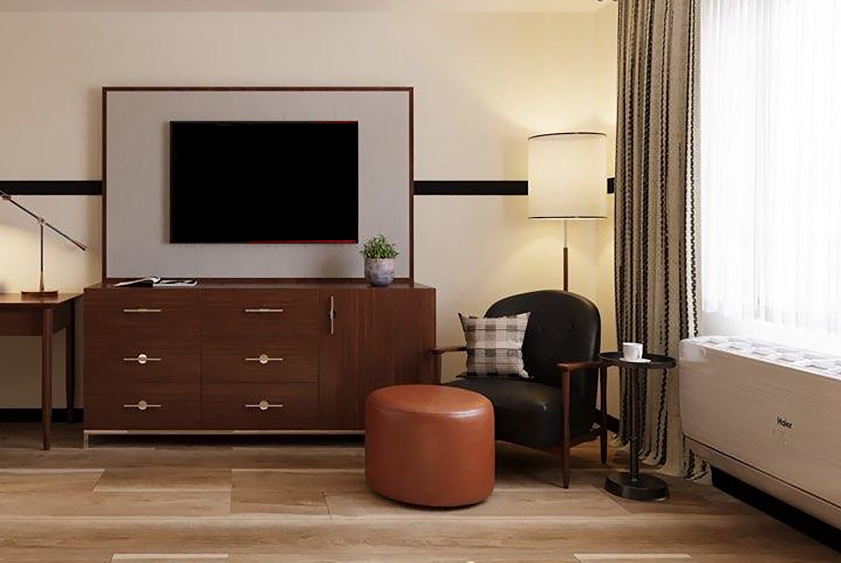 Guest room at the Hotel Vervana, Trademark Collection by Wyndham in Bennington, Vermont