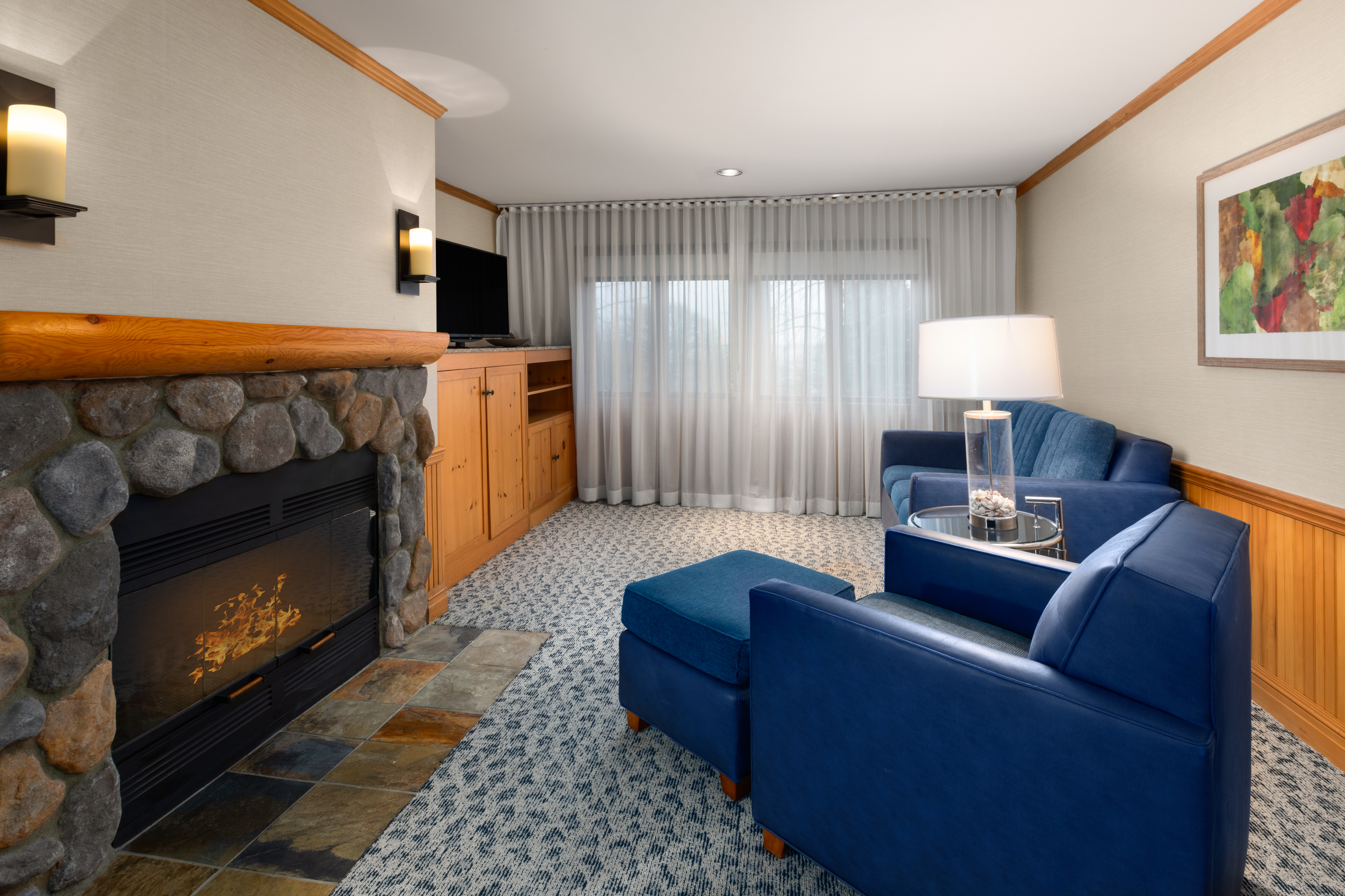 Guest room at the Semiahmoo Resort Golf & Spa, Trademark Collection by Wyndham in Blaine, Washington