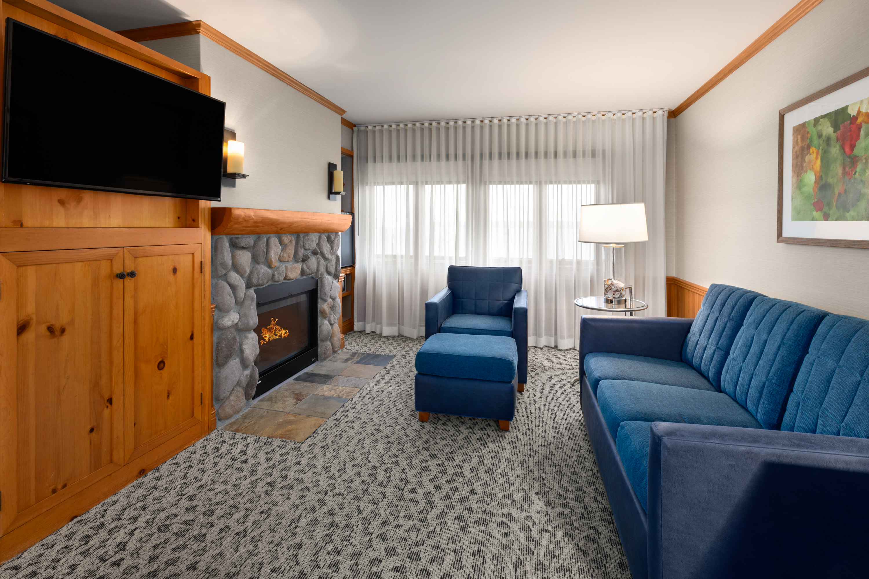 Guest room at the Semiahmoo Resort Golf & Spa, Trademark Collection by Wyndham in Blaine, Washington